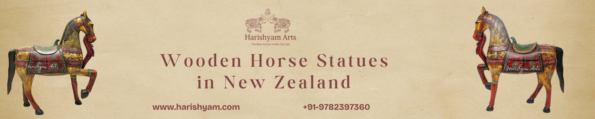 Buy Wooden Horse Statues In New Zealand