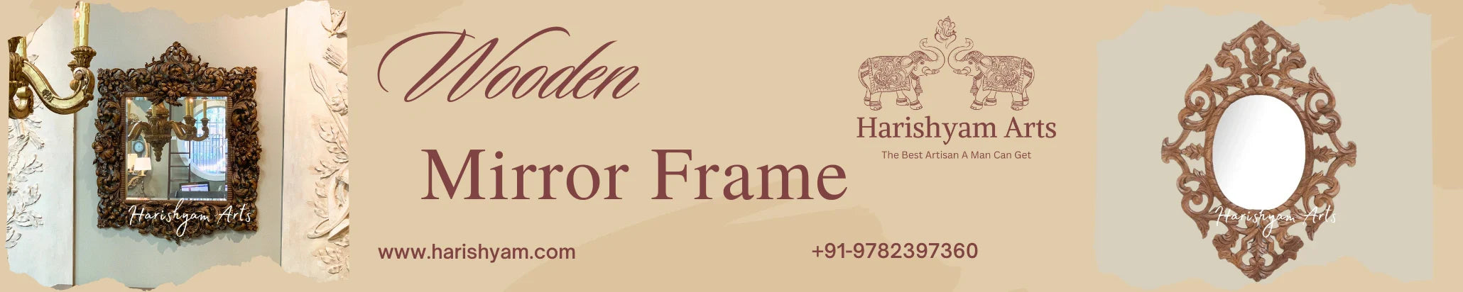 Wooden Mirror Frame