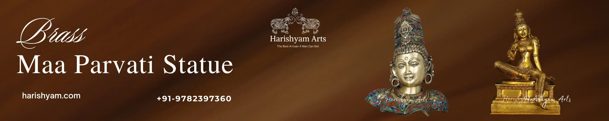 Maa Parvati Brass Statue