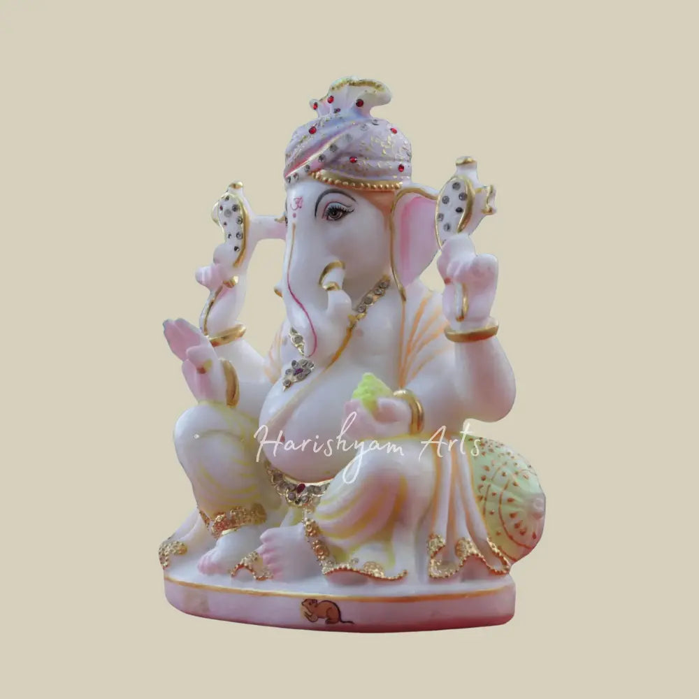 10" Lord Ganesha Wearing Turban