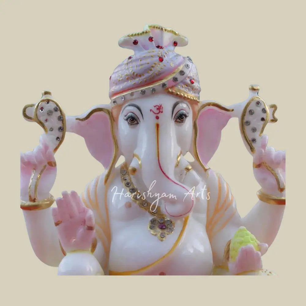 10" Lord Ganesha Wearing Turban