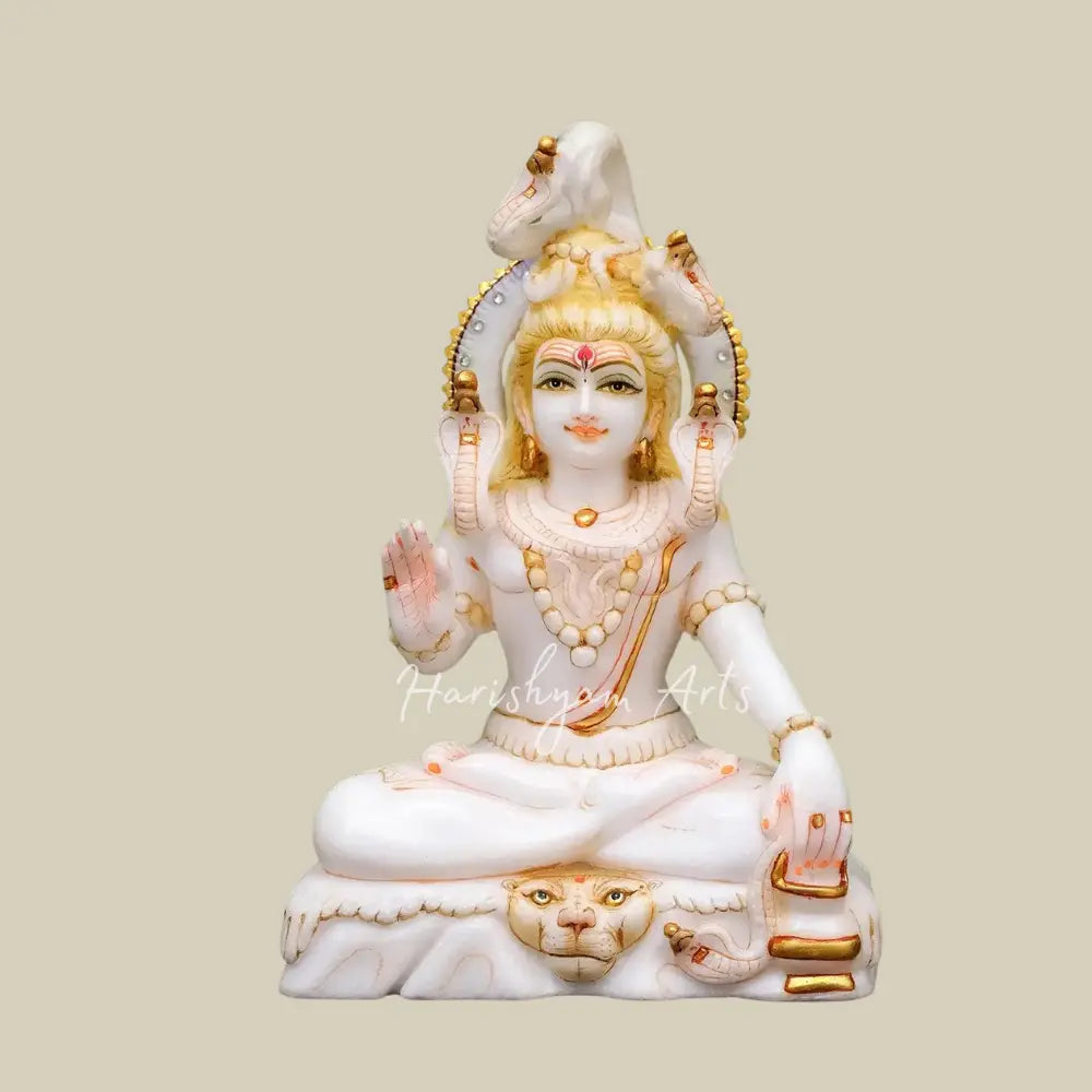 10" Mahadeva Shiva Marble Statue