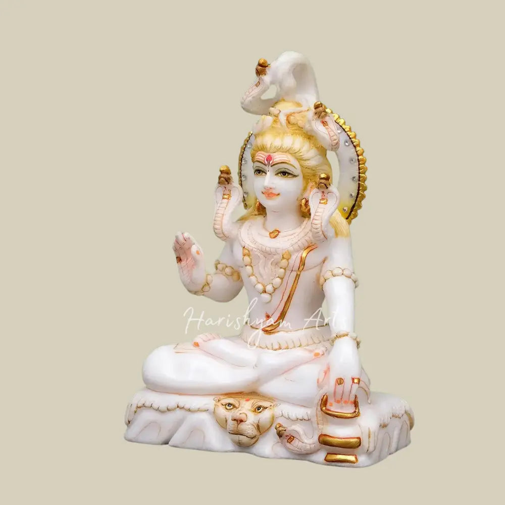 10" Mahadeva Shiva Marble Statue