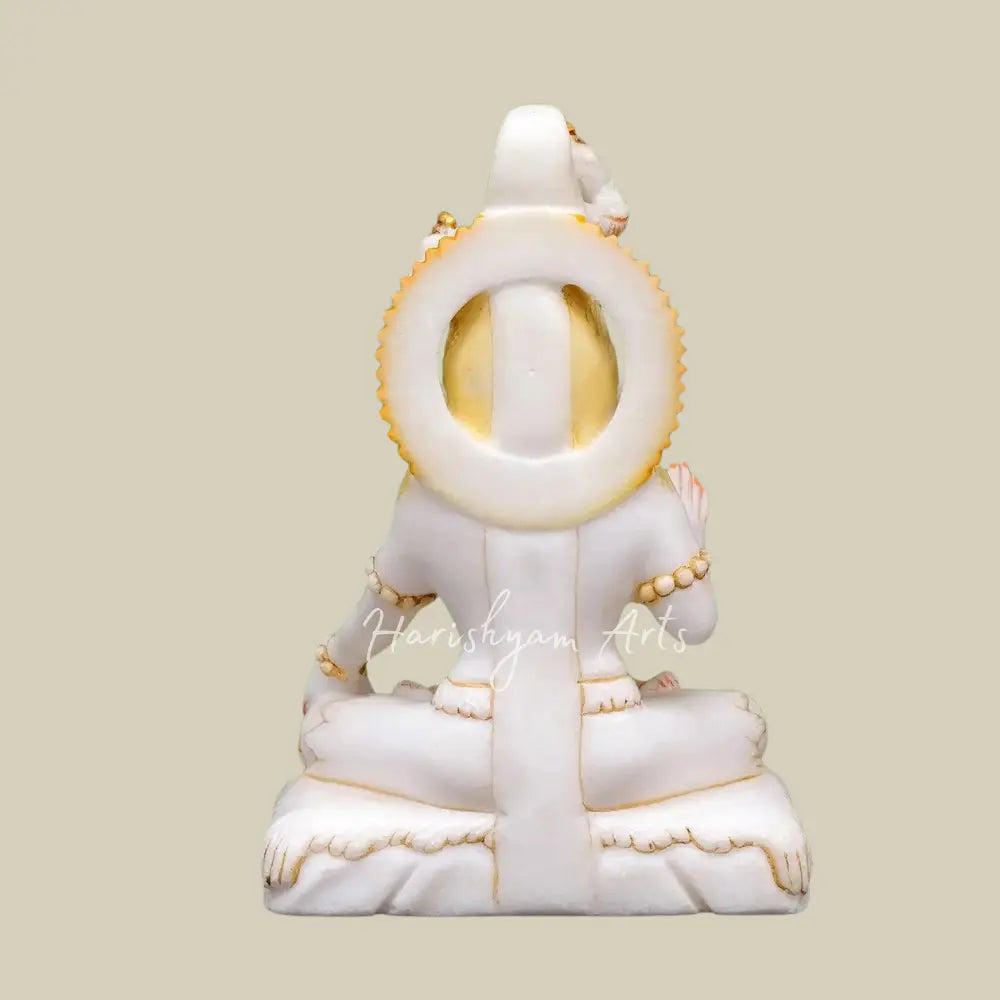 10" Mahadeva Shiva in Ashirwad Mudra Marble Statue