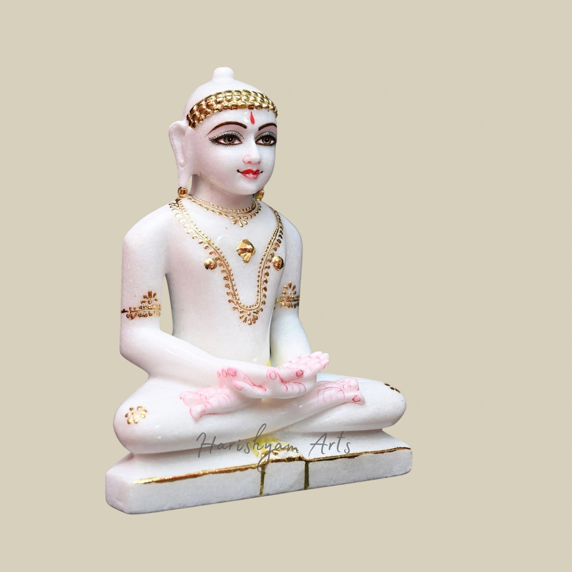 11" Mahavir Swami Marble Statue for Home and Mandir2