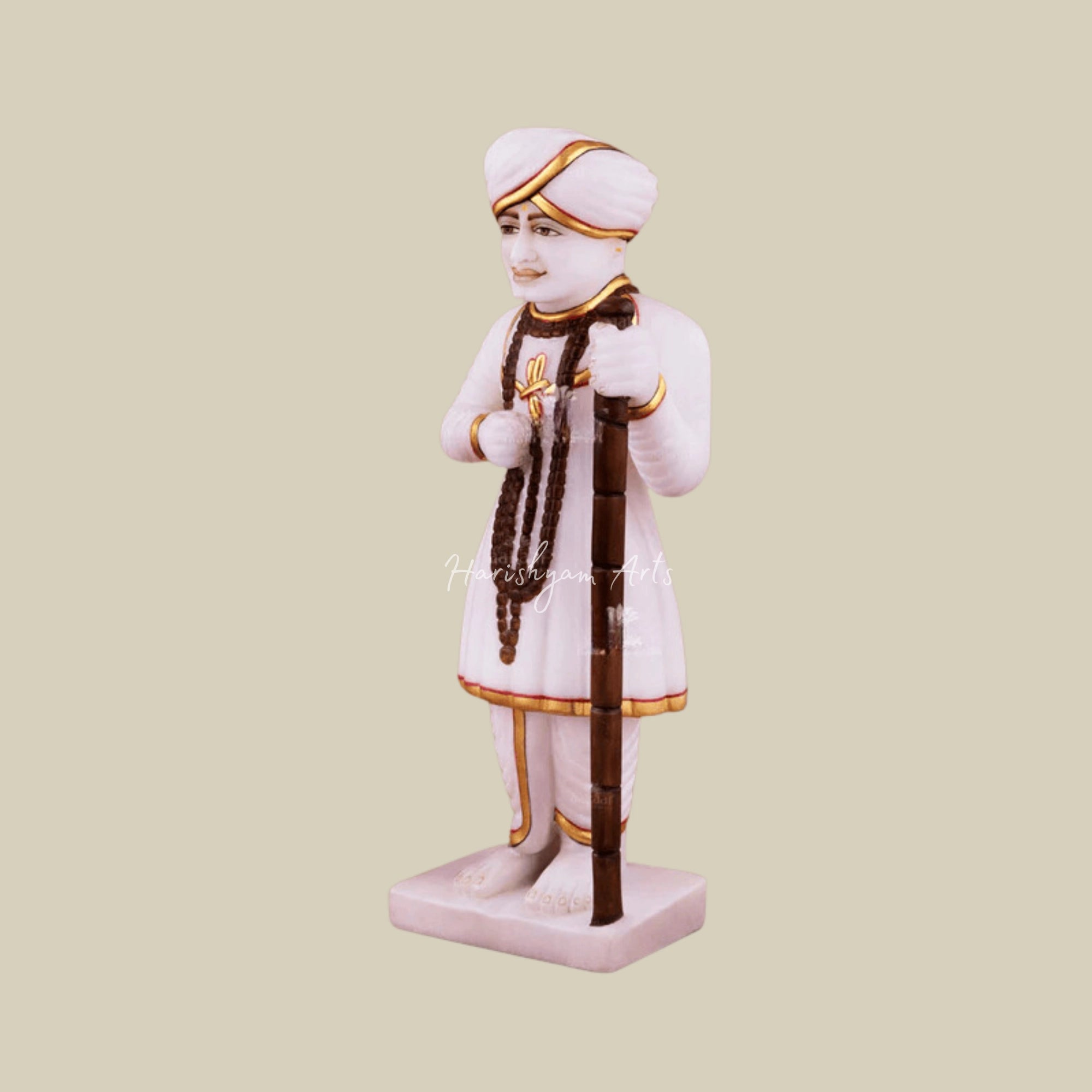 11 inches Marble Jalaram Bapa Murti Online