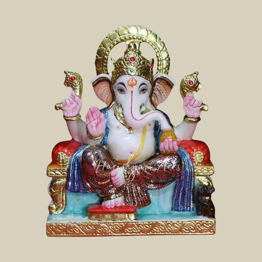 11" Blessing Lord Ganapati Statue