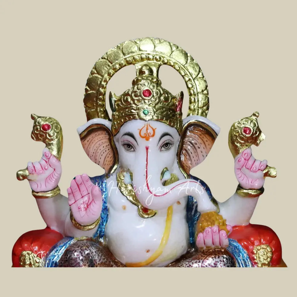 11" Blessing Lord Ganapati Statue