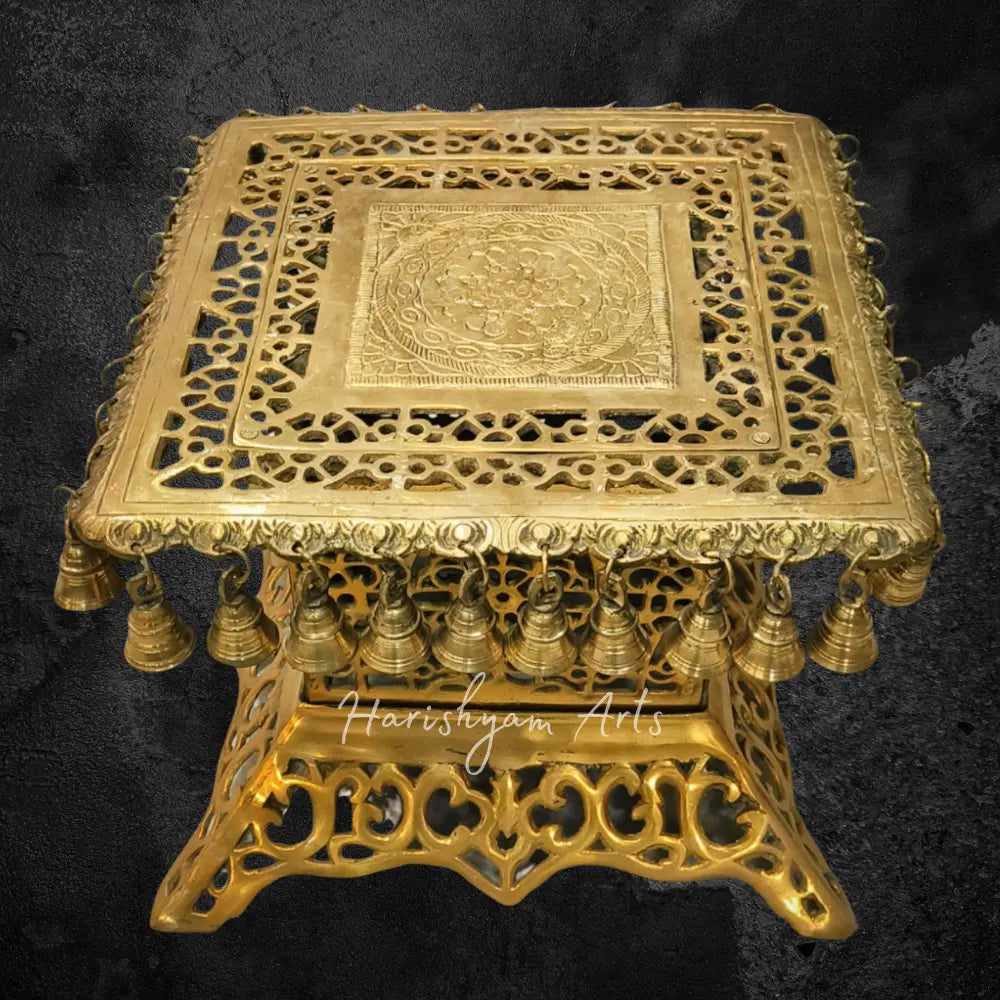 11" Brass Decorative Table Stand