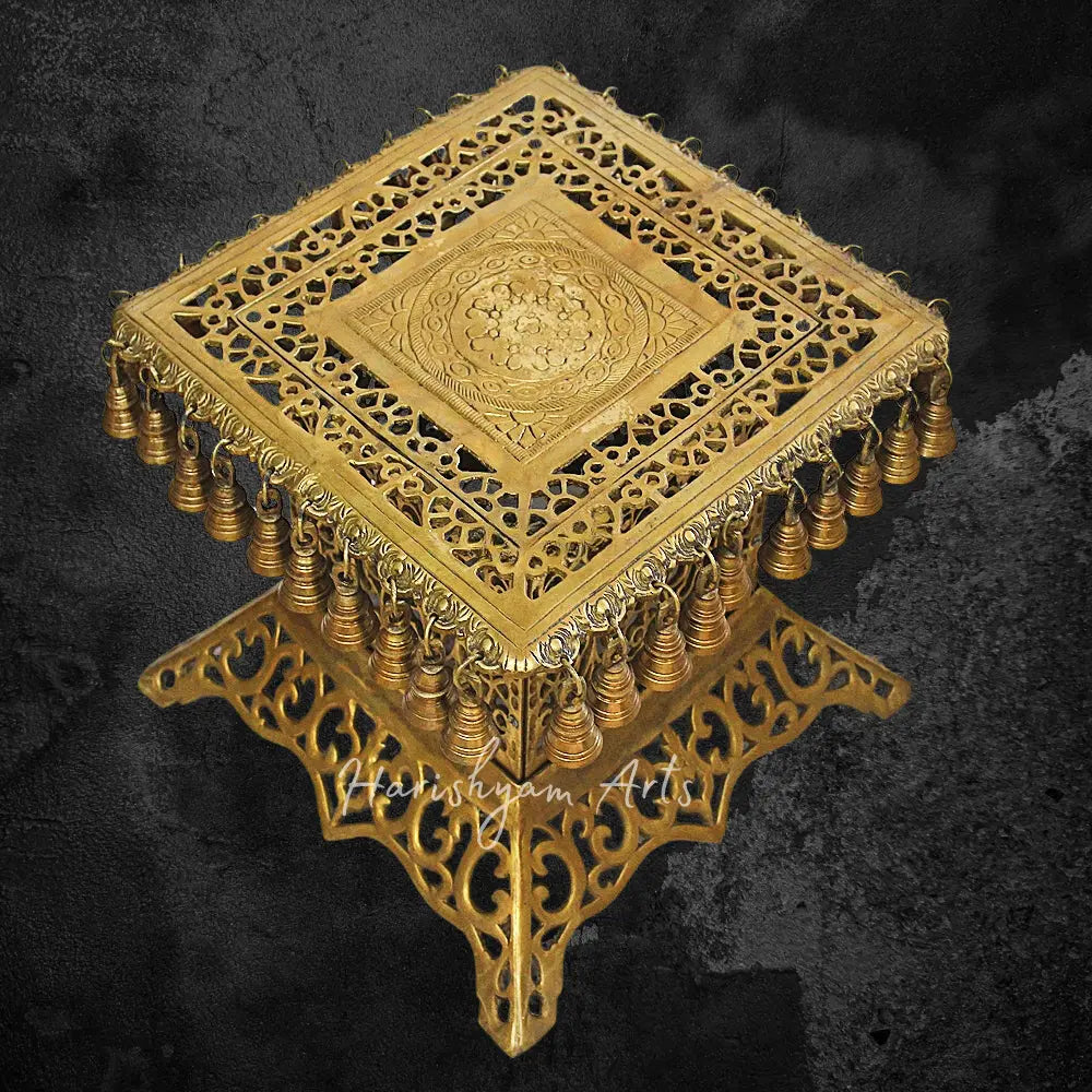 11" Brass Decorative Table Stand