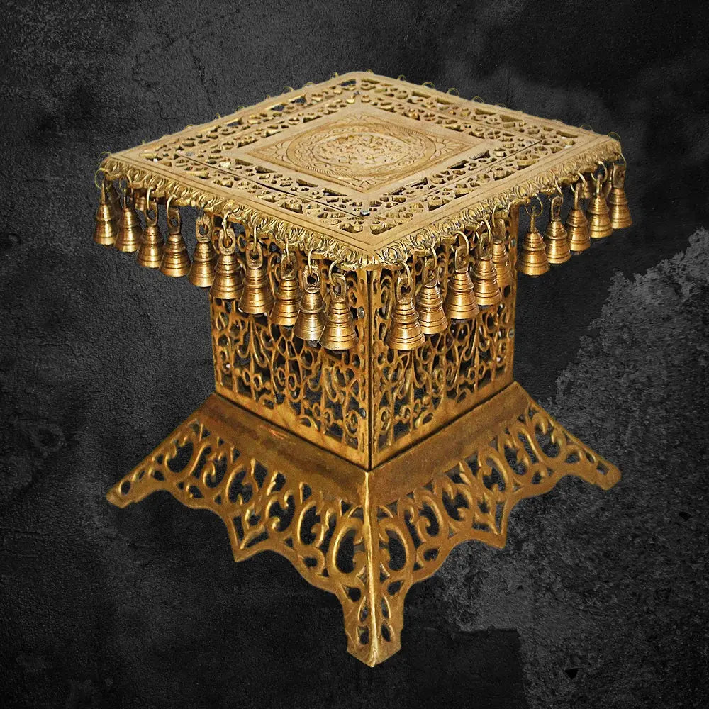 11" Brass Decorative Table Stand