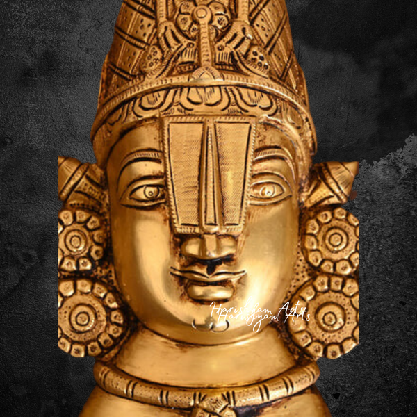 Venkateshwar Face Brass Wall Hanging 12