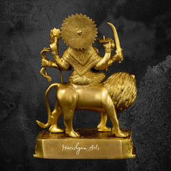 Durga Maa Brass Statue 12"