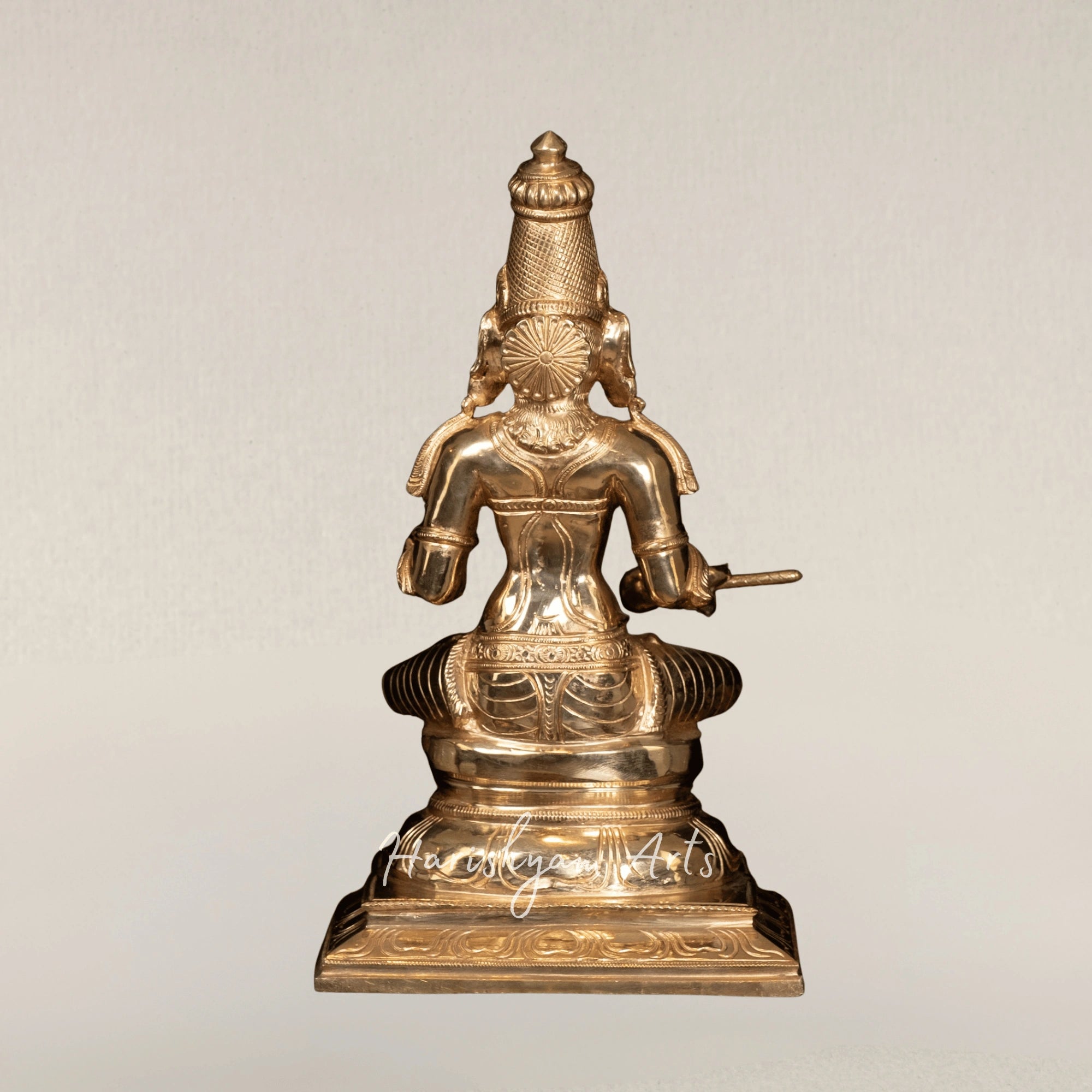 12" Goddess Annapoorani Panchaloha Bronze Divine Form of Food and Nourishment