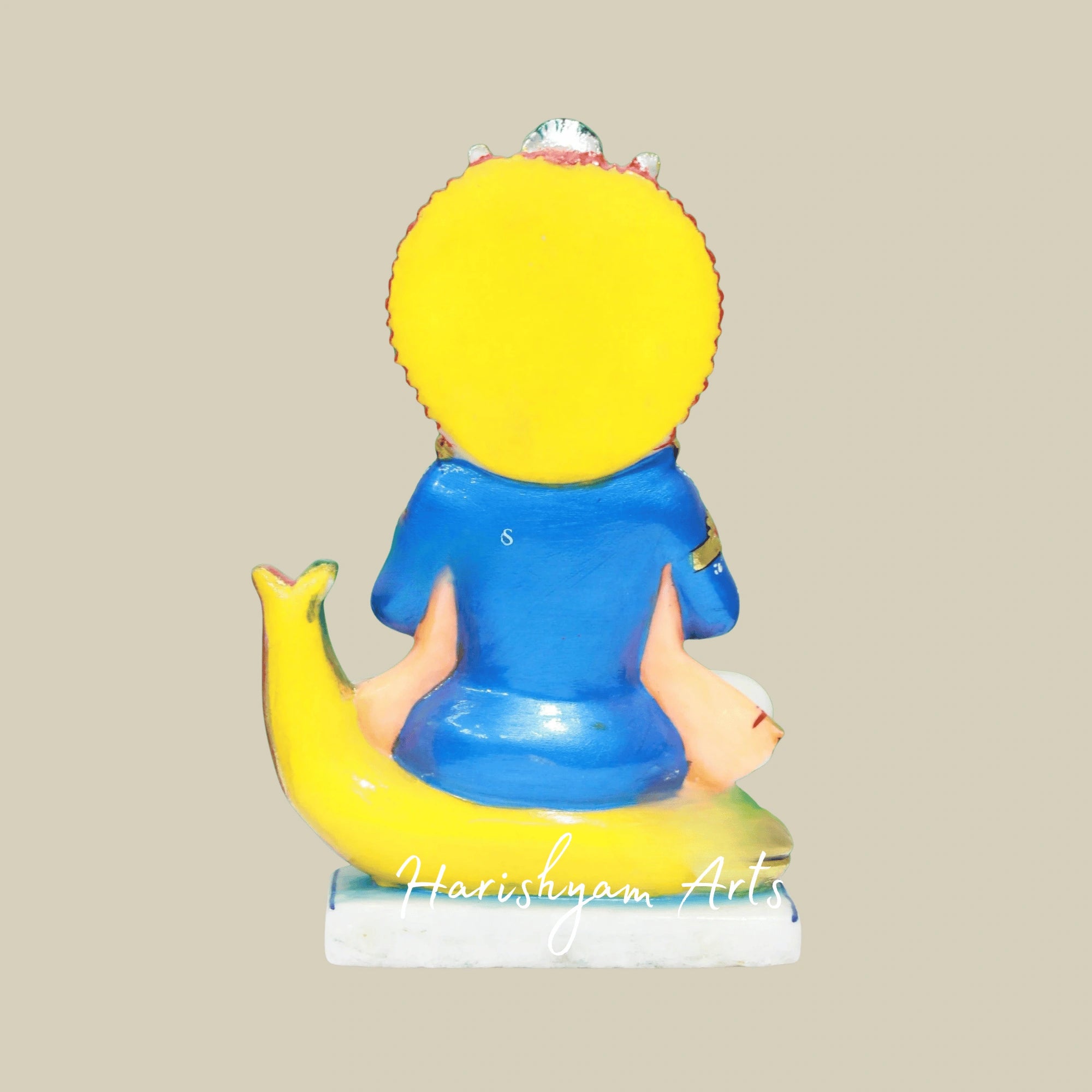 12" Jhule Lal Ji Marble Sculpture Perfect For Puja Rooms Shrines And Temples4