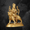 12" Large Pure Brass Goddess Durga Mata Murti for Temple