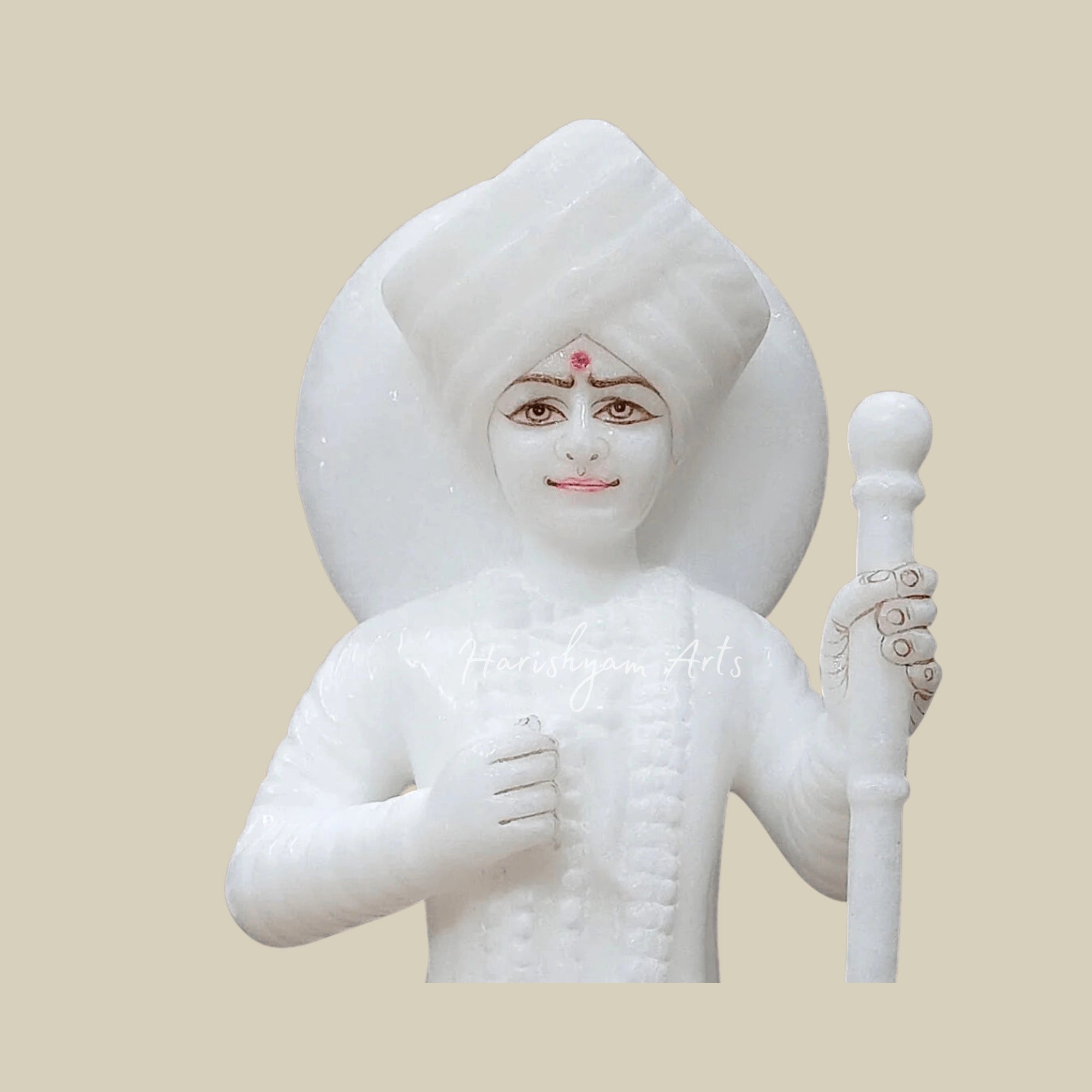 12" Marble Jalaram Bapa Idol10