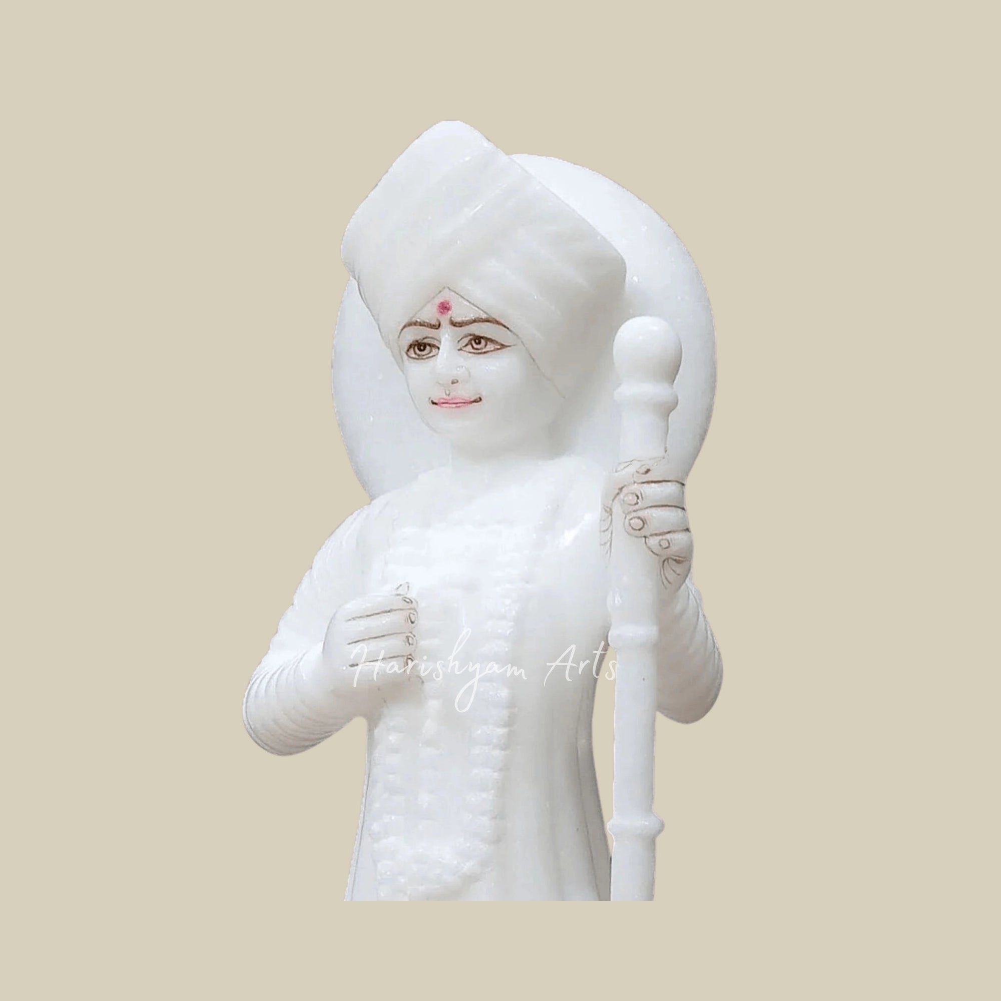 12" Marble Jalaram Bapa Idol11