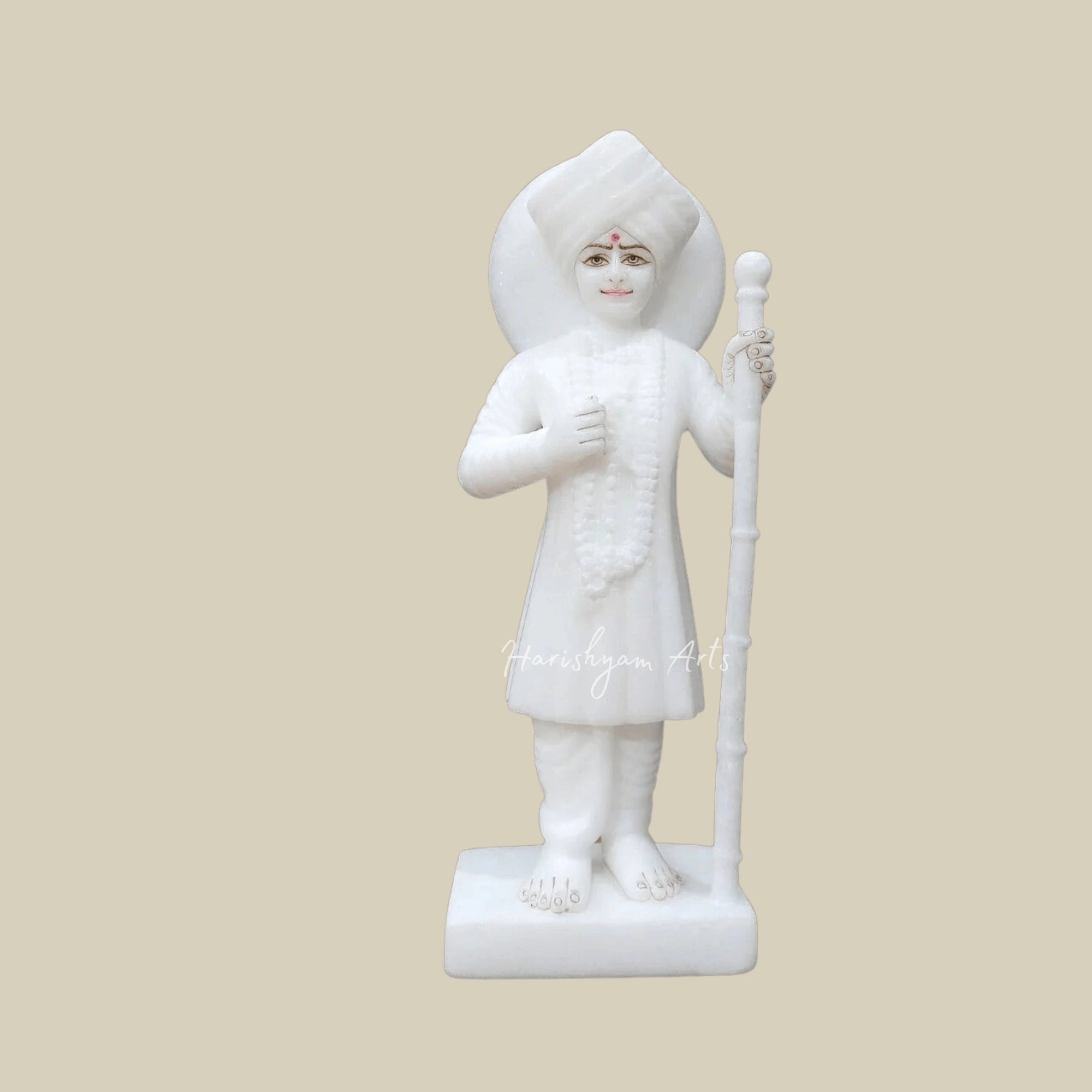 12" Marble Jalaram Bapa Idol 1