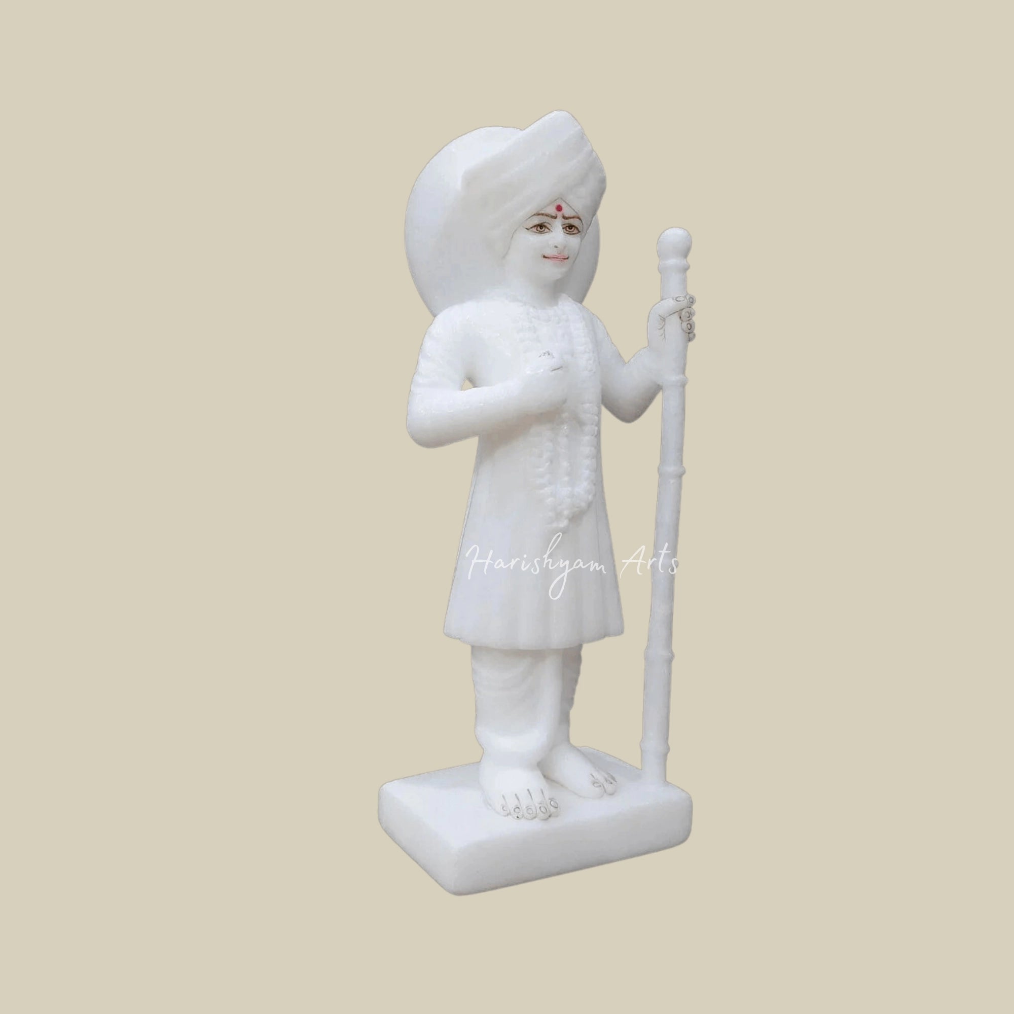 12" Marble Jalaram Bapa Idol3