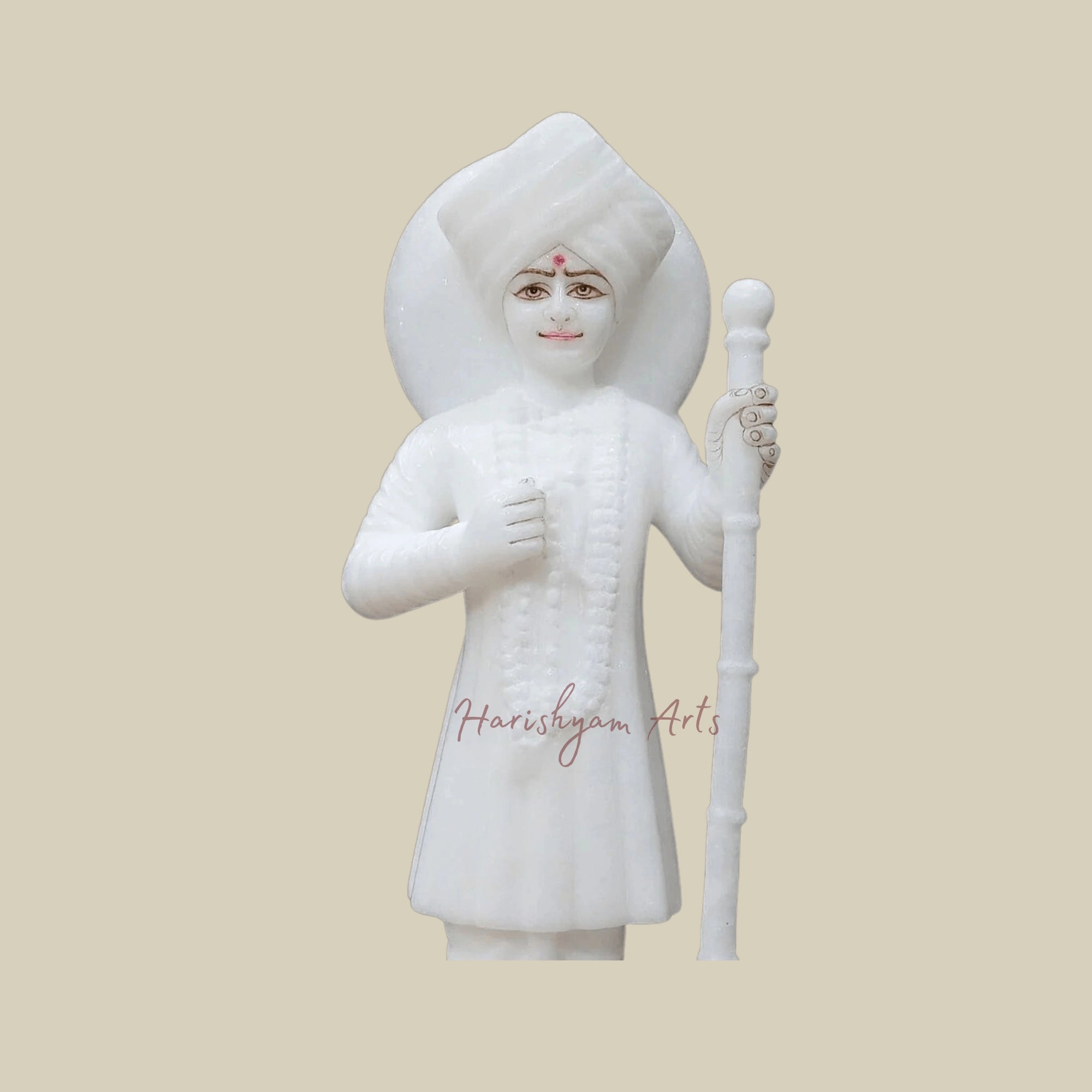 12" Marble Jalaram Bapa Idol6