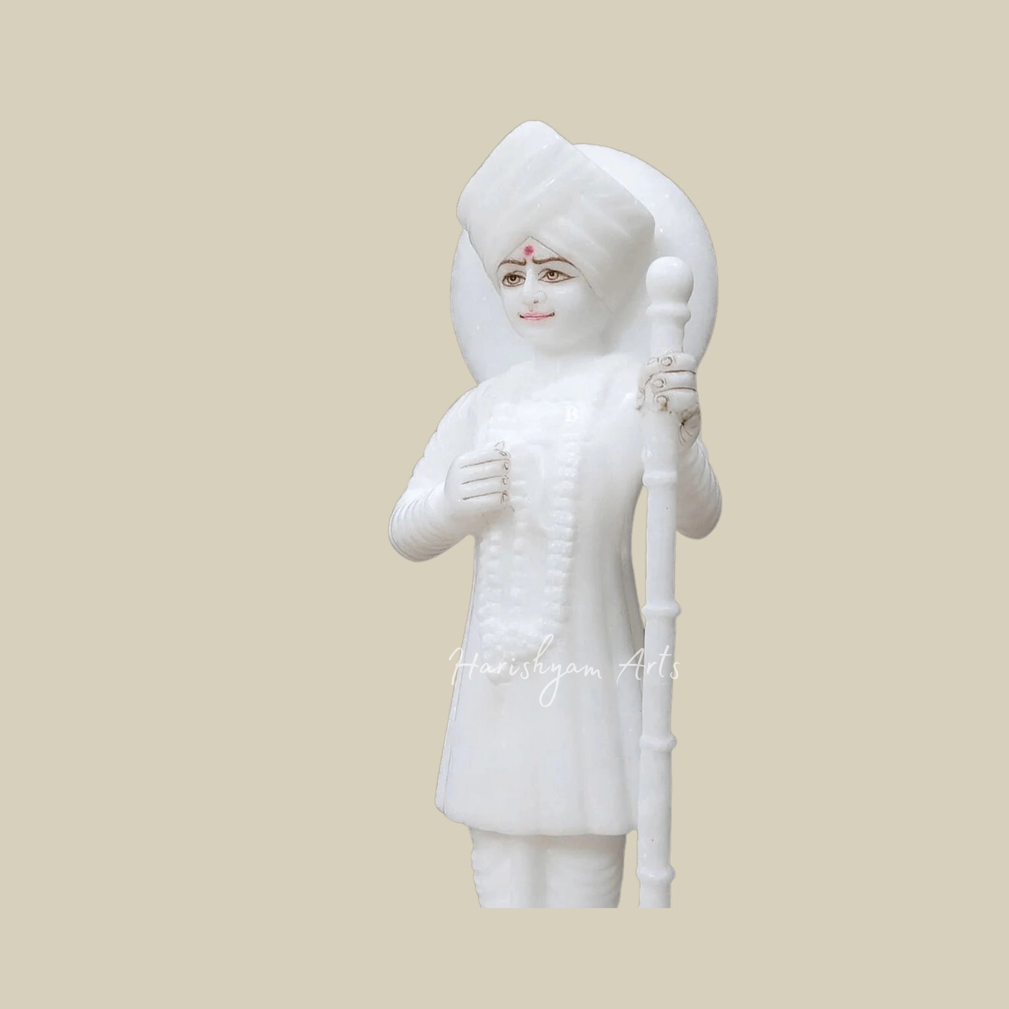 12" Marble Jalaram Bapa Idol8