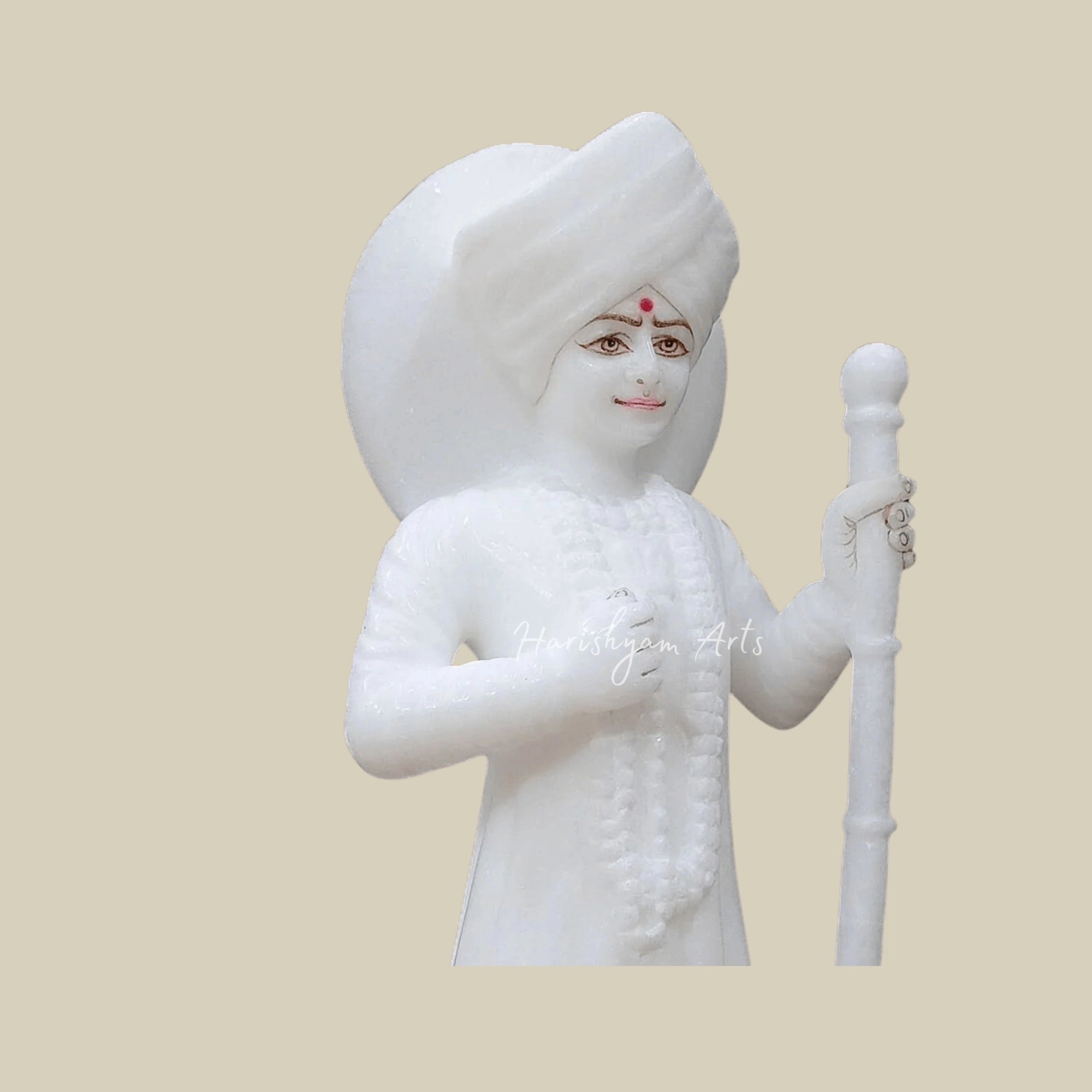 12" Marble Jalaram Bapa Idol9