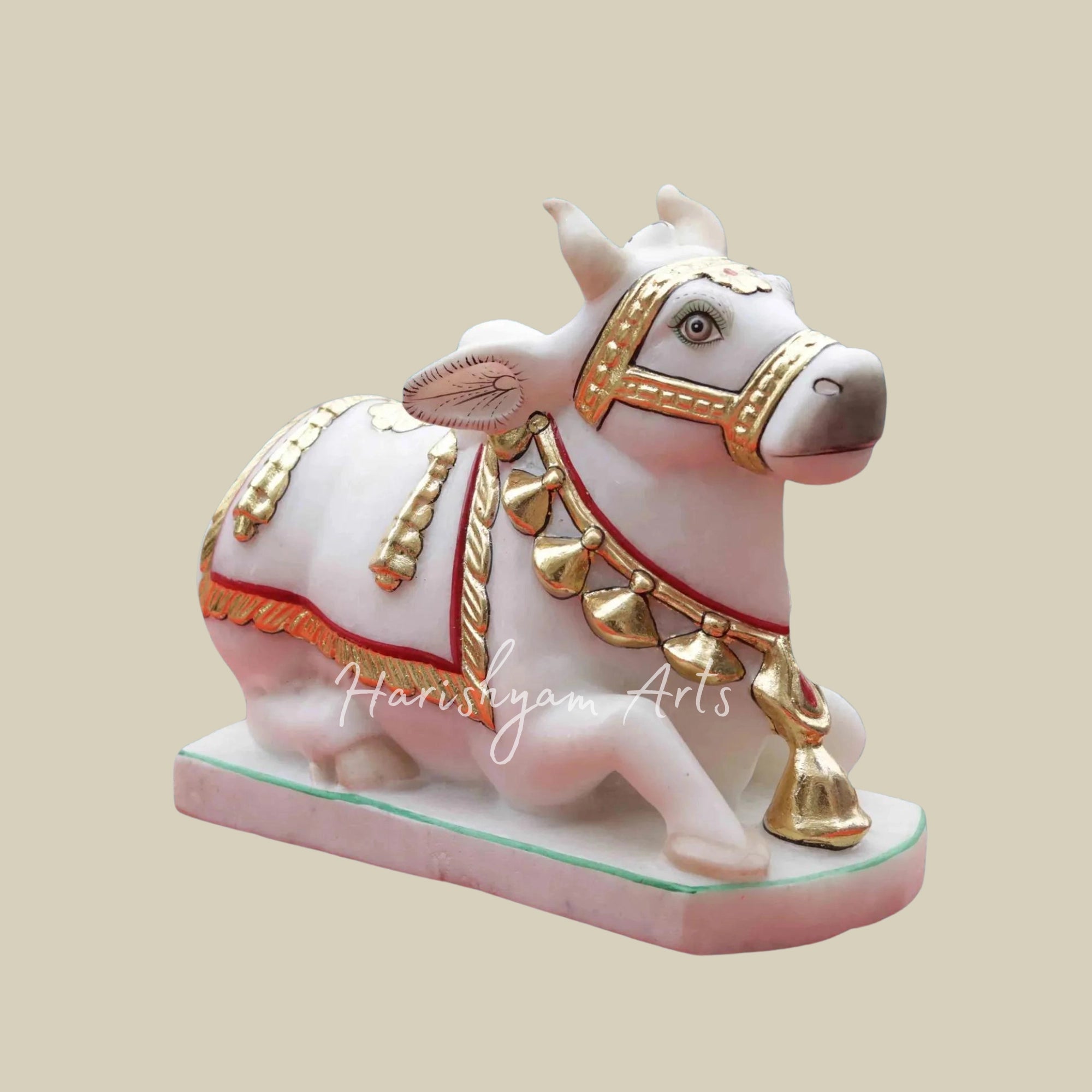 12 inches Marble Nandi Idol Online