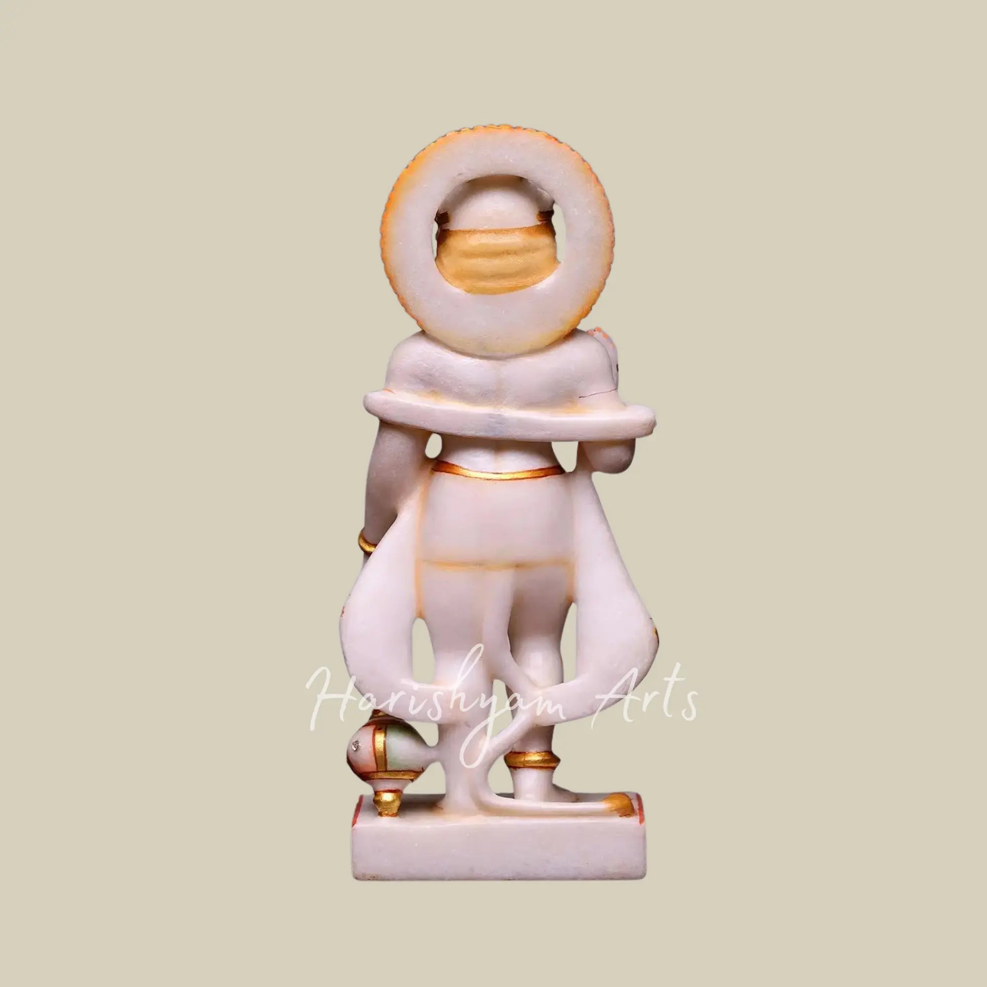 12 inches Bajrangbali Marble Moorti3