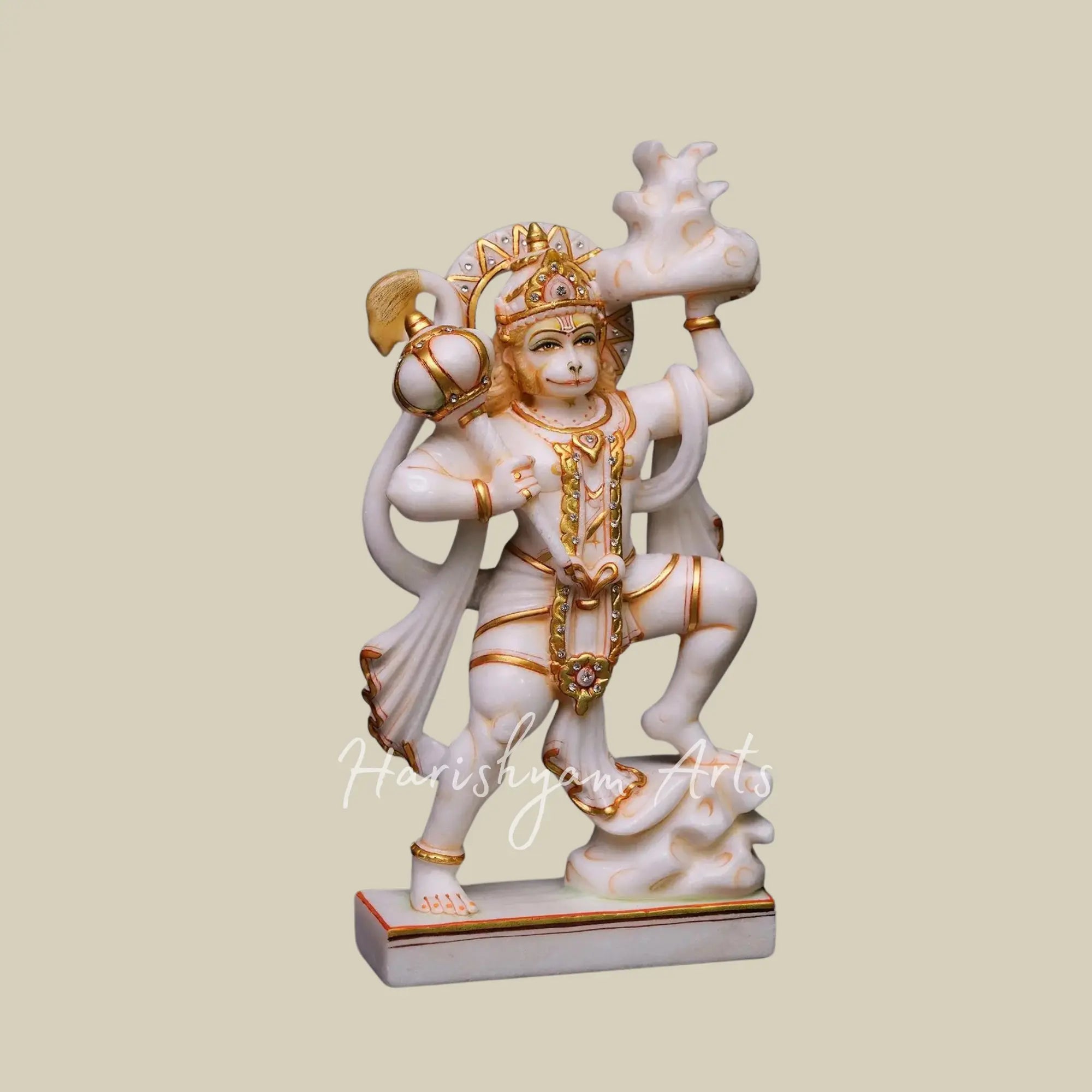 12 inches Buy Online Anjani Pavan Putra Marble MoortiStatue1