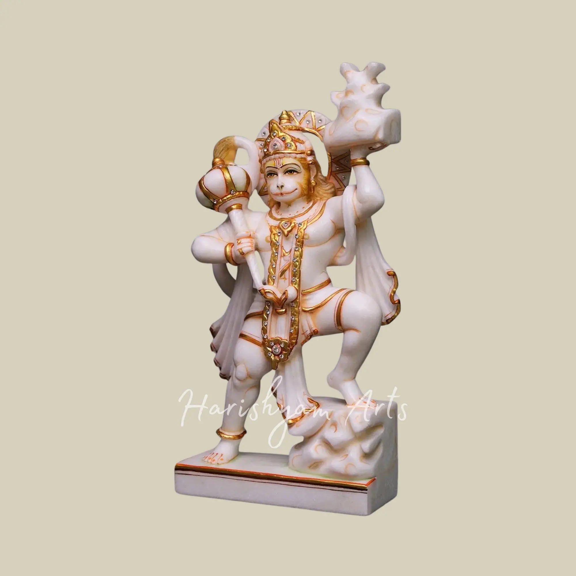 12 inches Buy Online Anjani Pavan Putra Marble MoortiStatue3