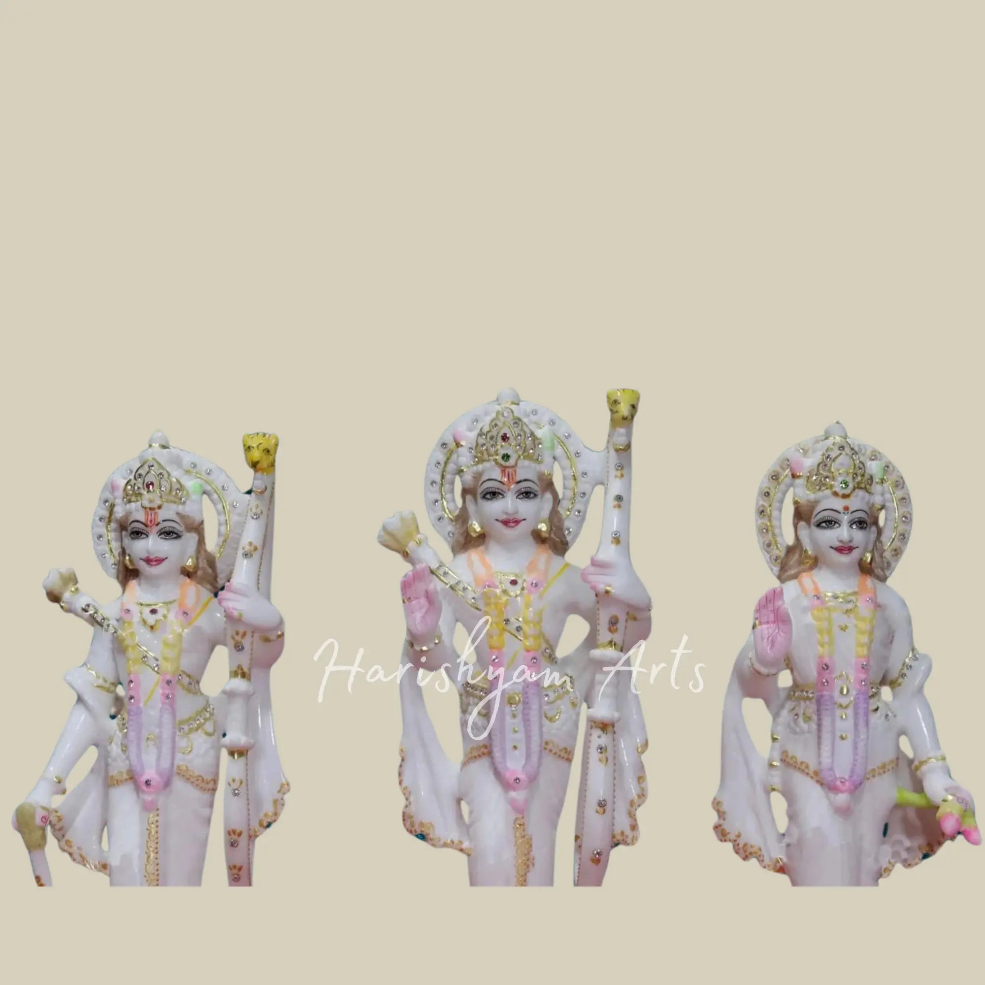 12 inches Marble Ram Sita Laxman Statue.webp 1