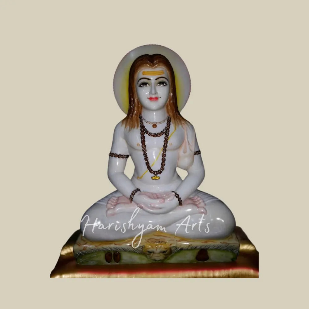 12" White Marble Balak Nath Statue