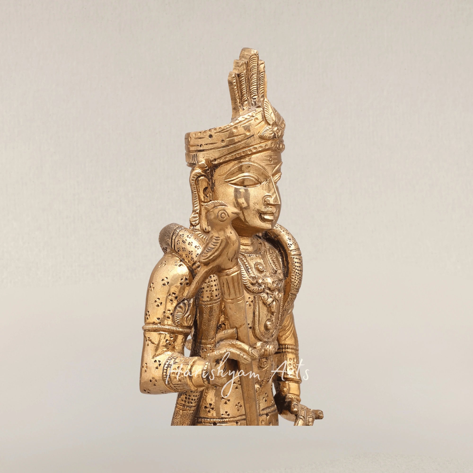 13" Divine Kumara Karttikeya Panchaloha Bronze Temple Grade Statue
