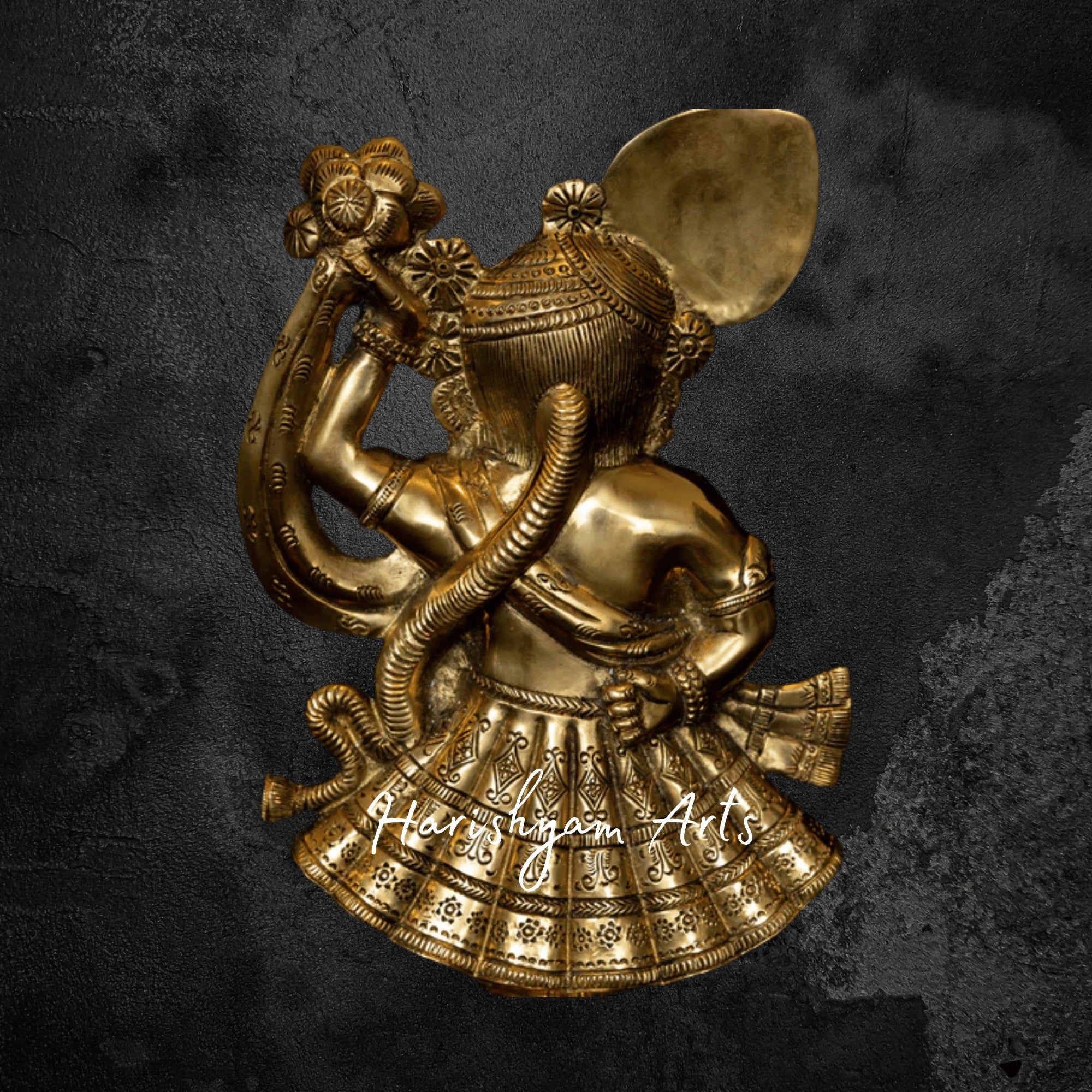 13" Traditional Nathdwara Style Shrinath Ji Brass Idol