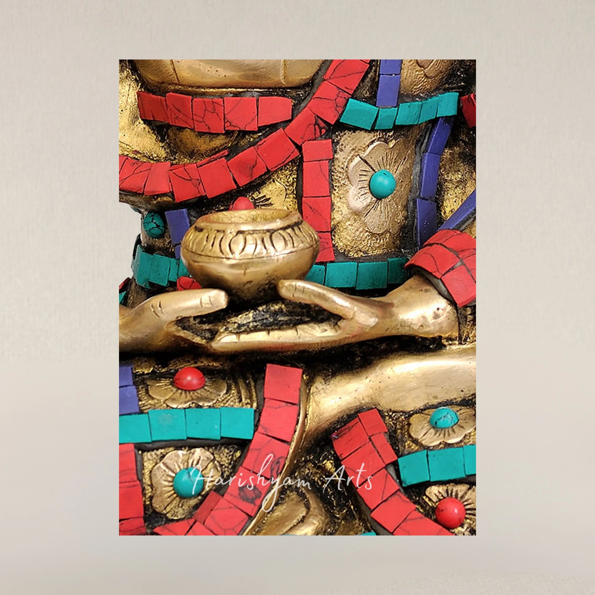 14" Meditation Buddha Brass Statue in Dhyana Mudra for Peaceful Spaces