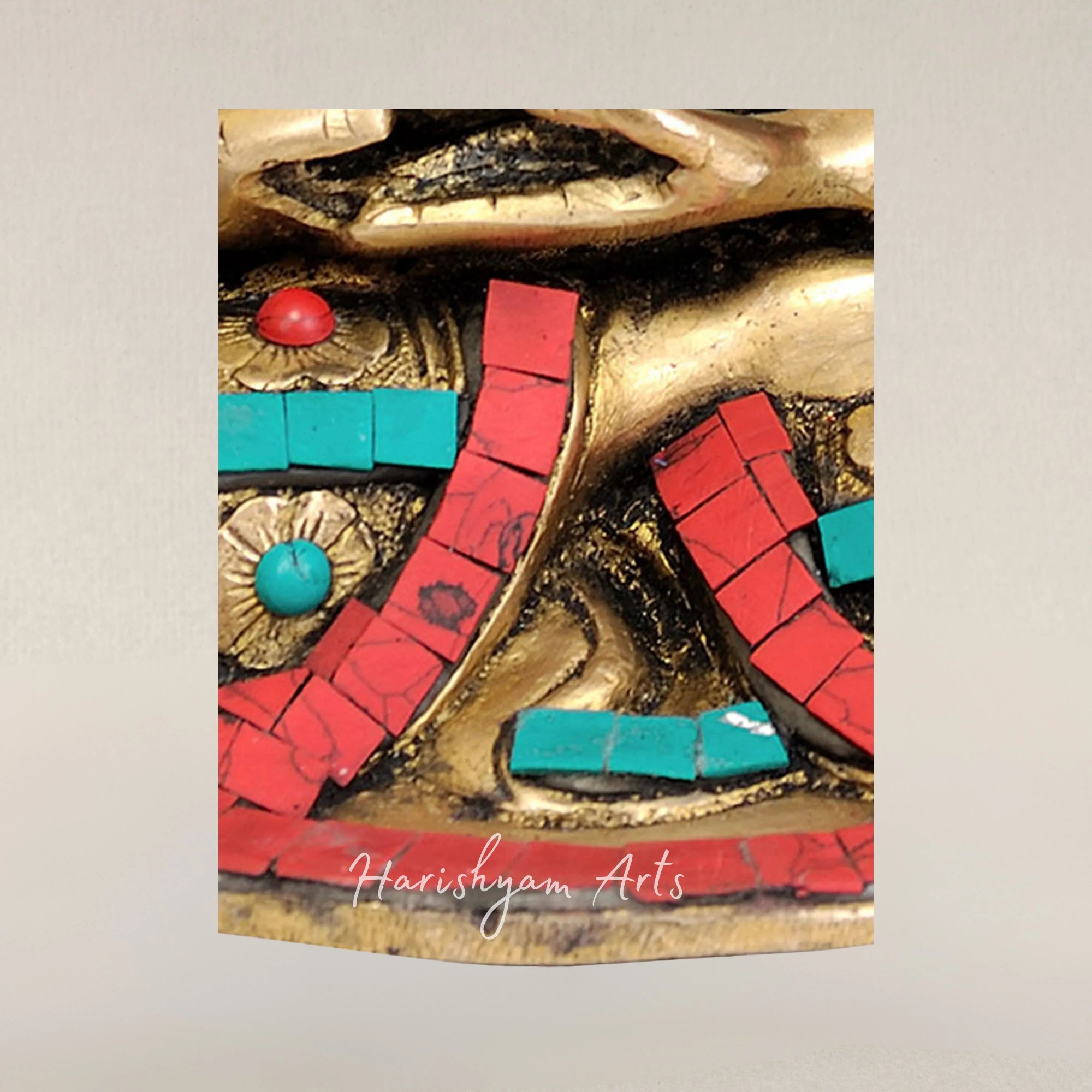 14" Meditation Buddha Brass Statue in Dhyana Mudra for Peaceful Spaces