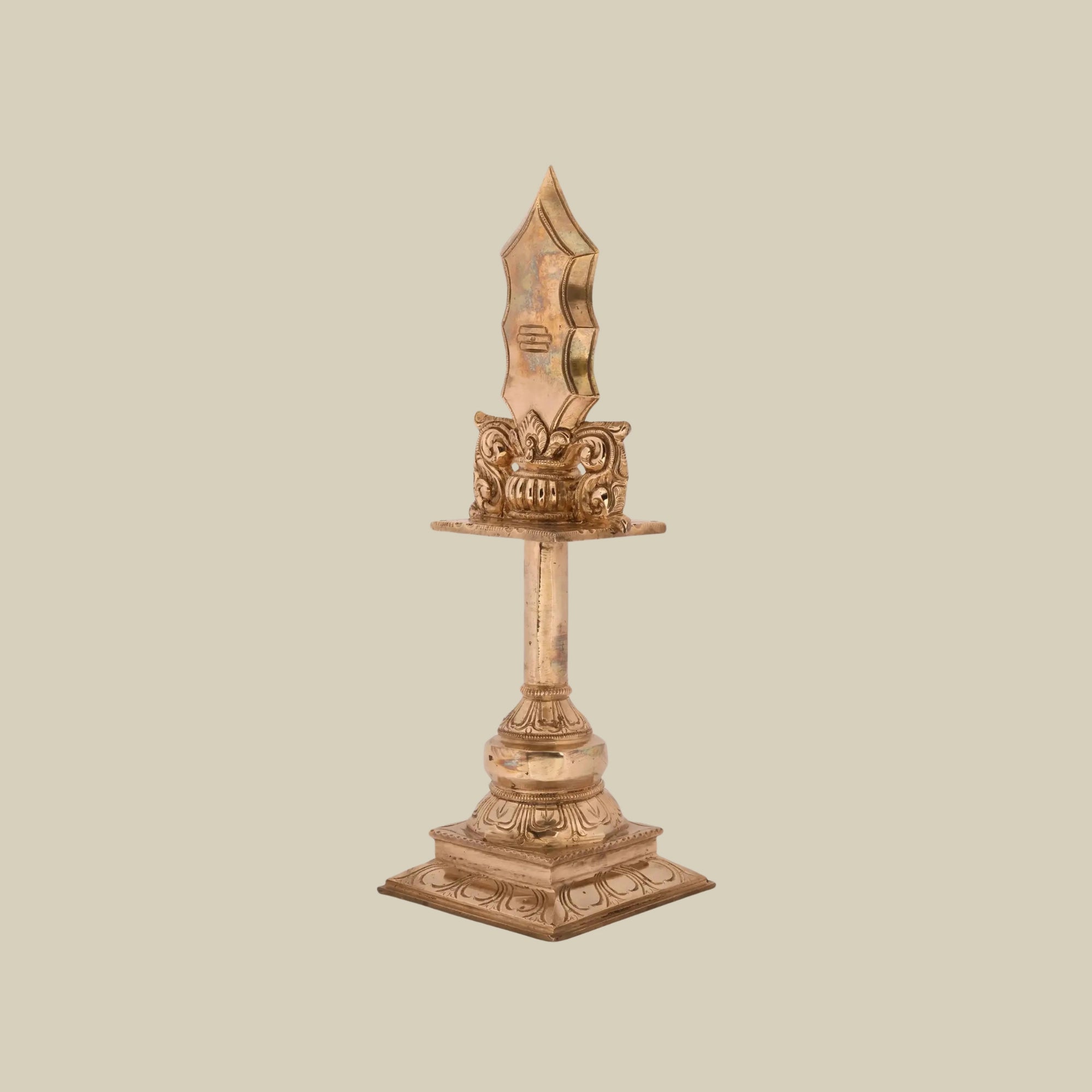 15'' Bronze Statue of Hindu God Murugan with Vajravel3