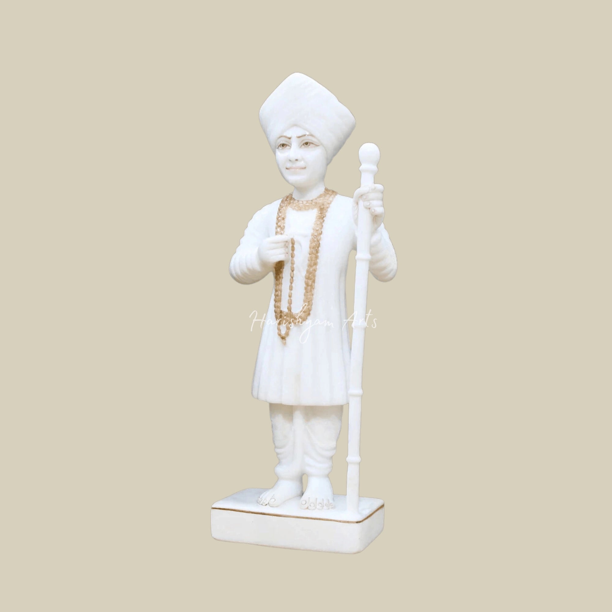 15 inches Jalaram Bapa Murti in Marble1