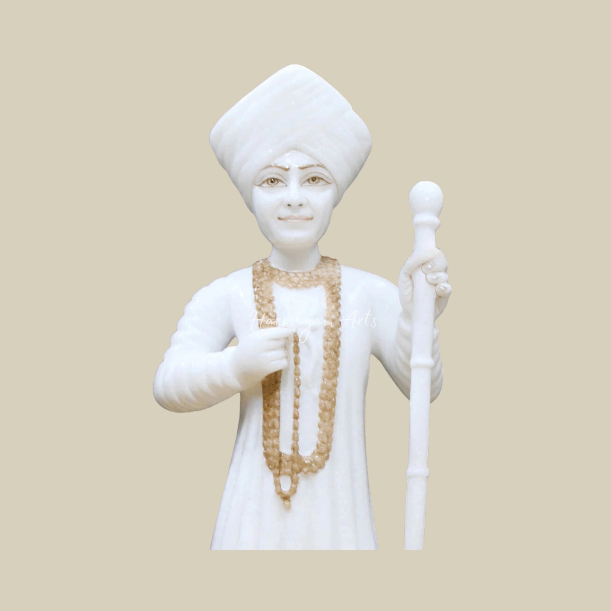 15 inches Jalaram Bapa Murti in Marble2