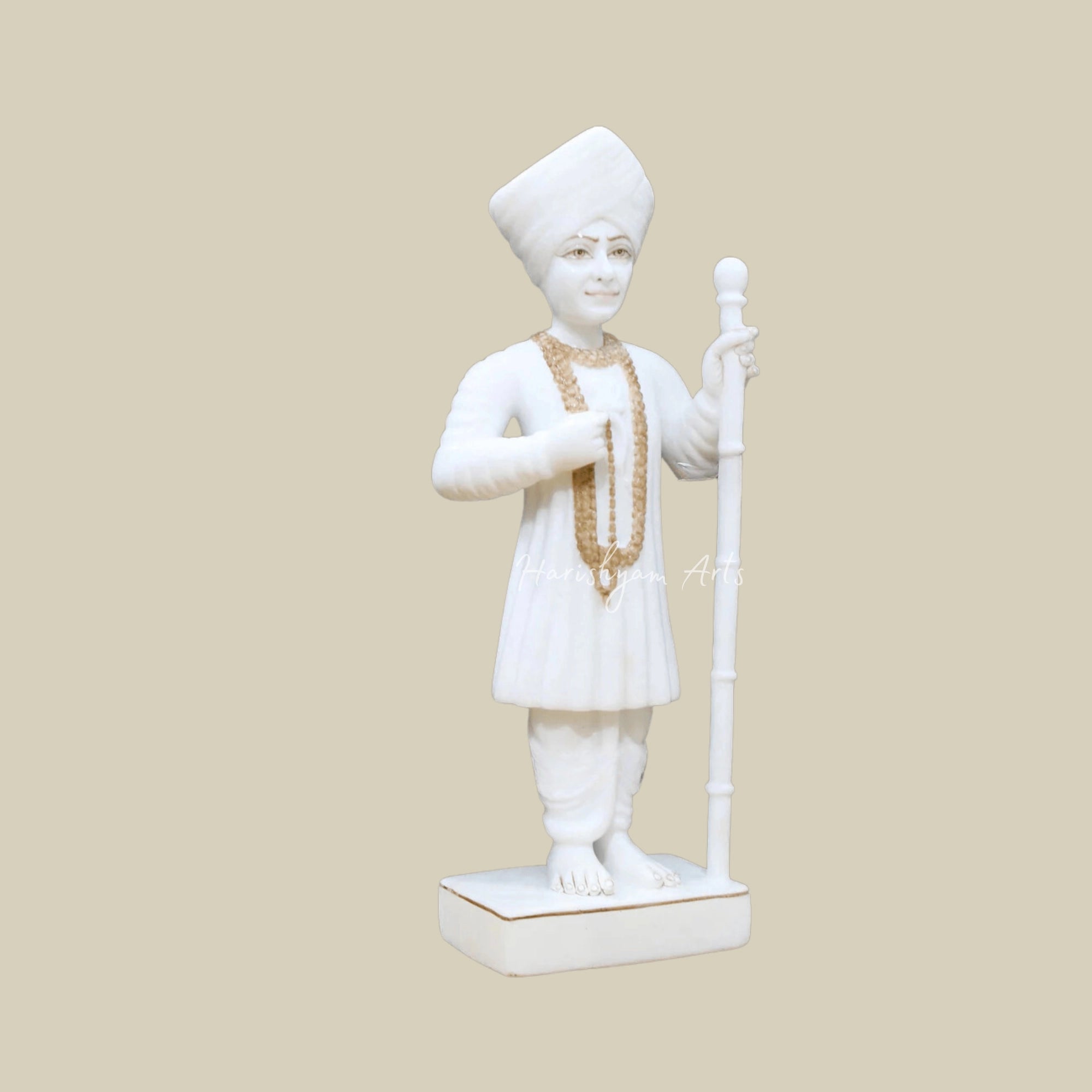 15 inches Jalaram Bapa Murti in Marble4