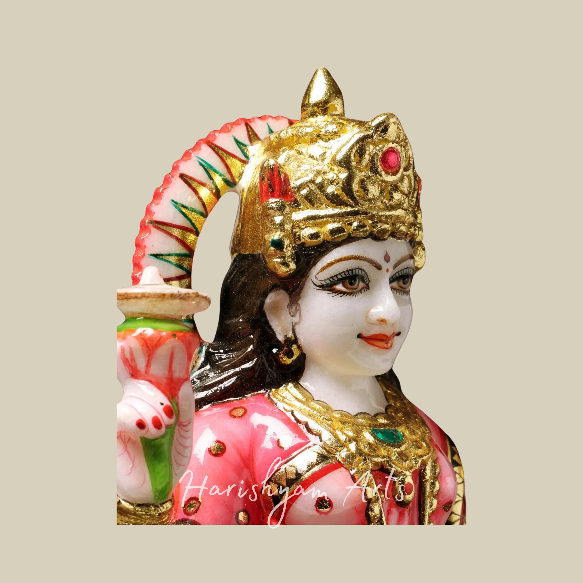 15" Marble Parvati Mata Murti for Home13