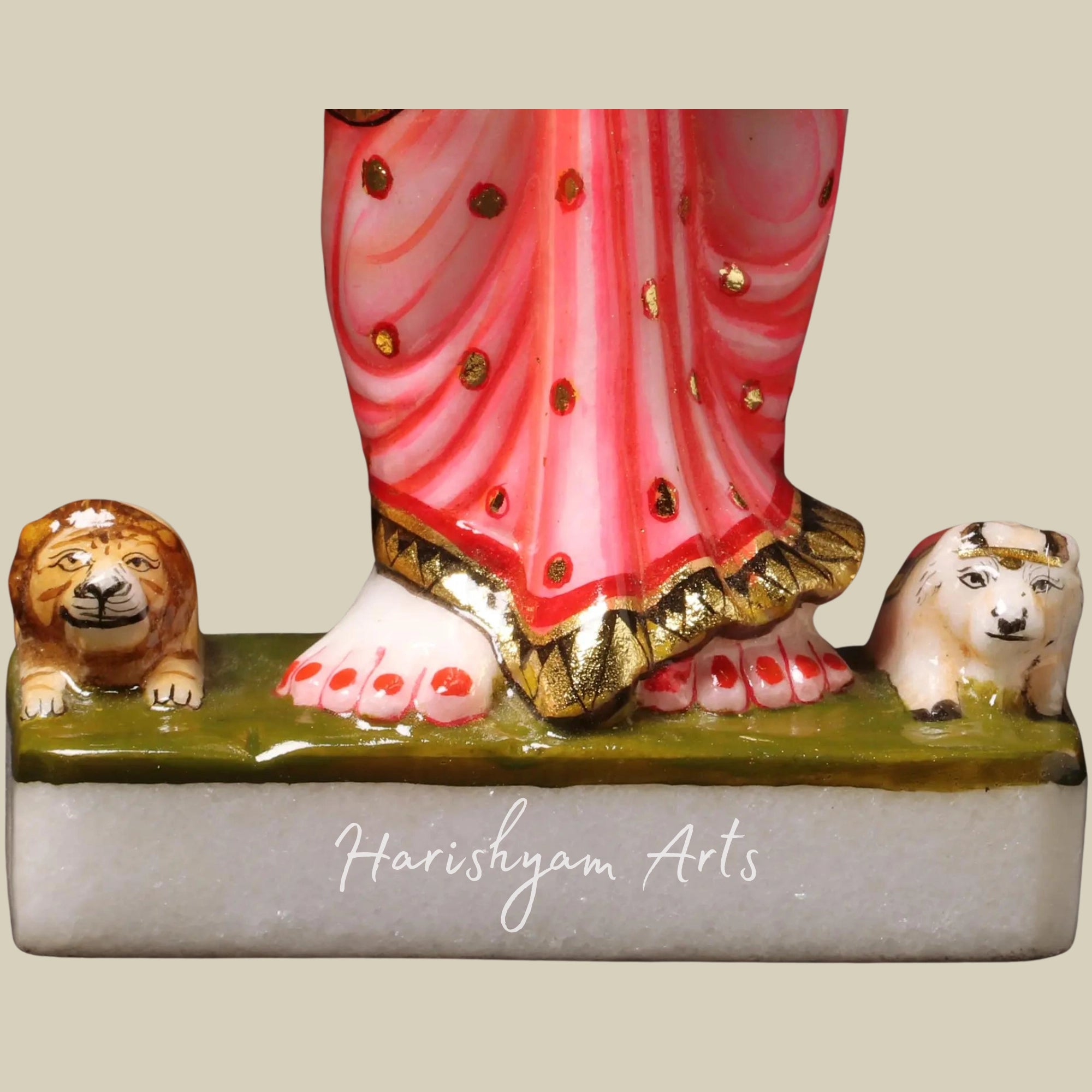 15" Marble Parvati Mata Murti for Home4