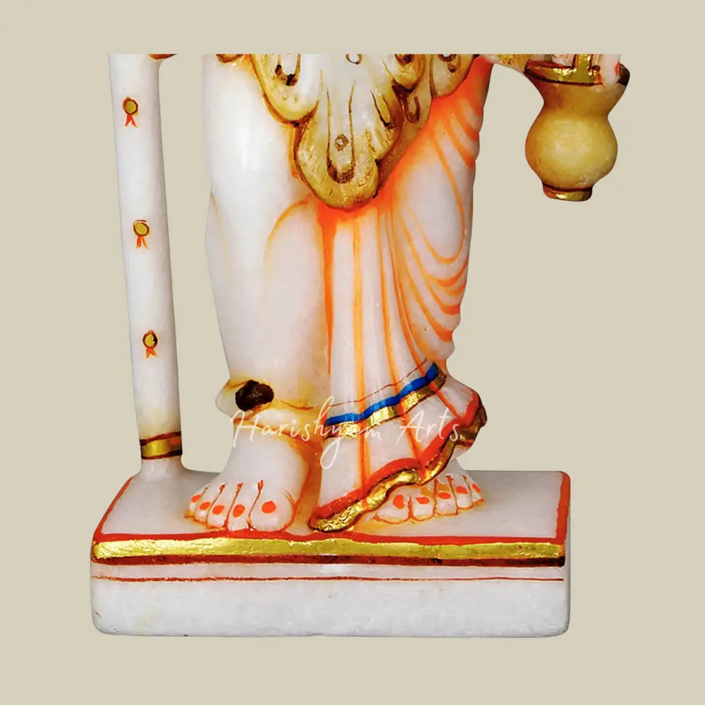 15" Ardhanarishvara (Shiva-Shakti) Marble Statue