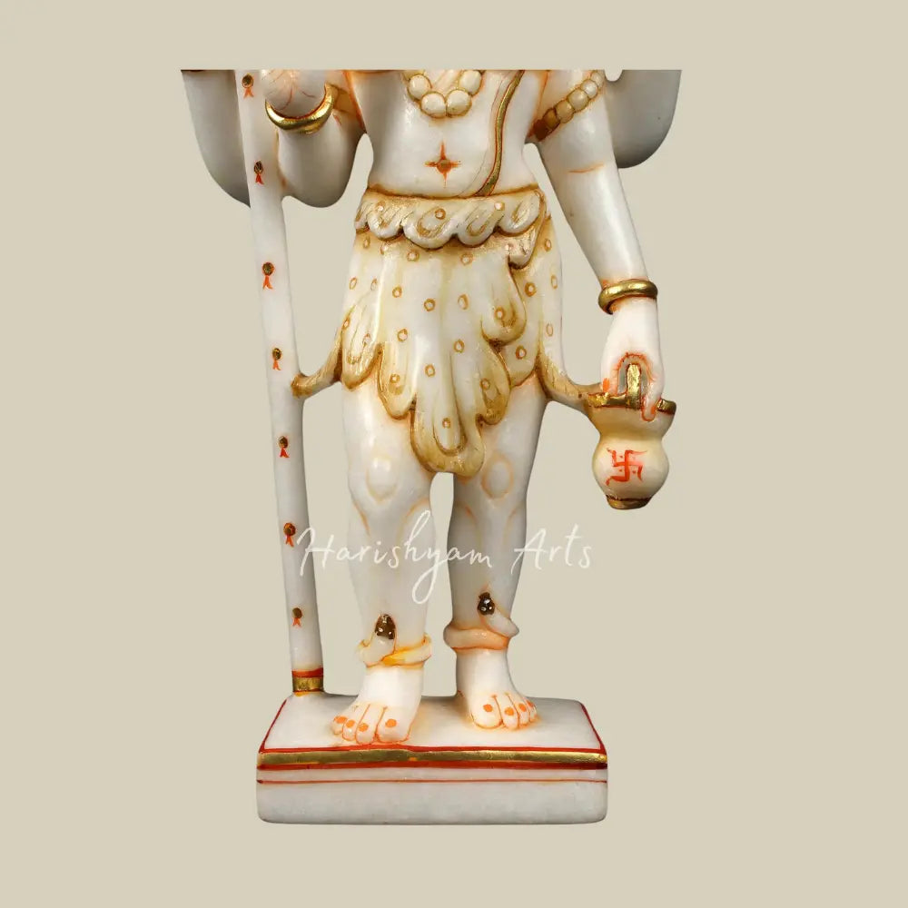 15" Standing Shiva Marble Statue