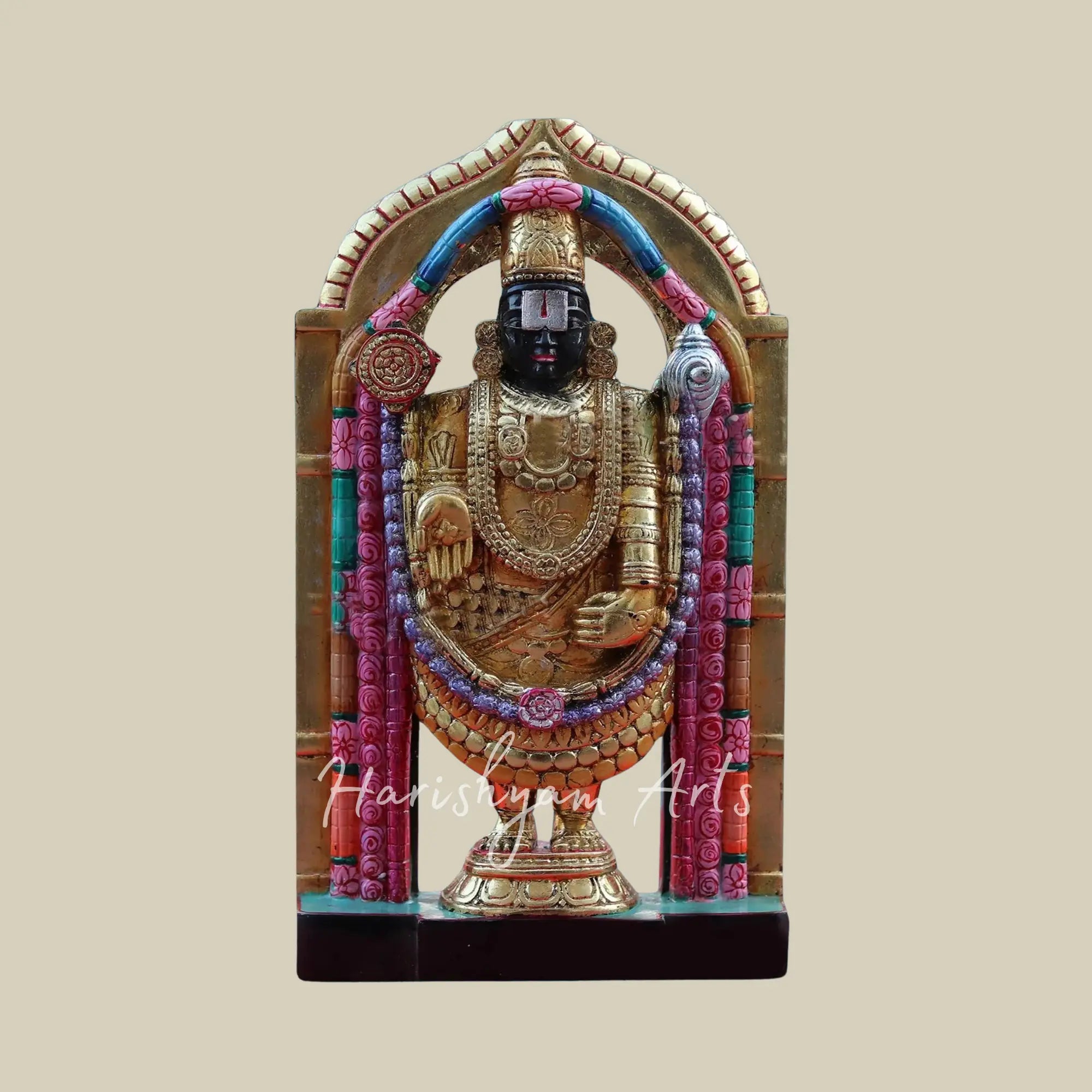 15 inches Venkateswara Swamy Marble Statue