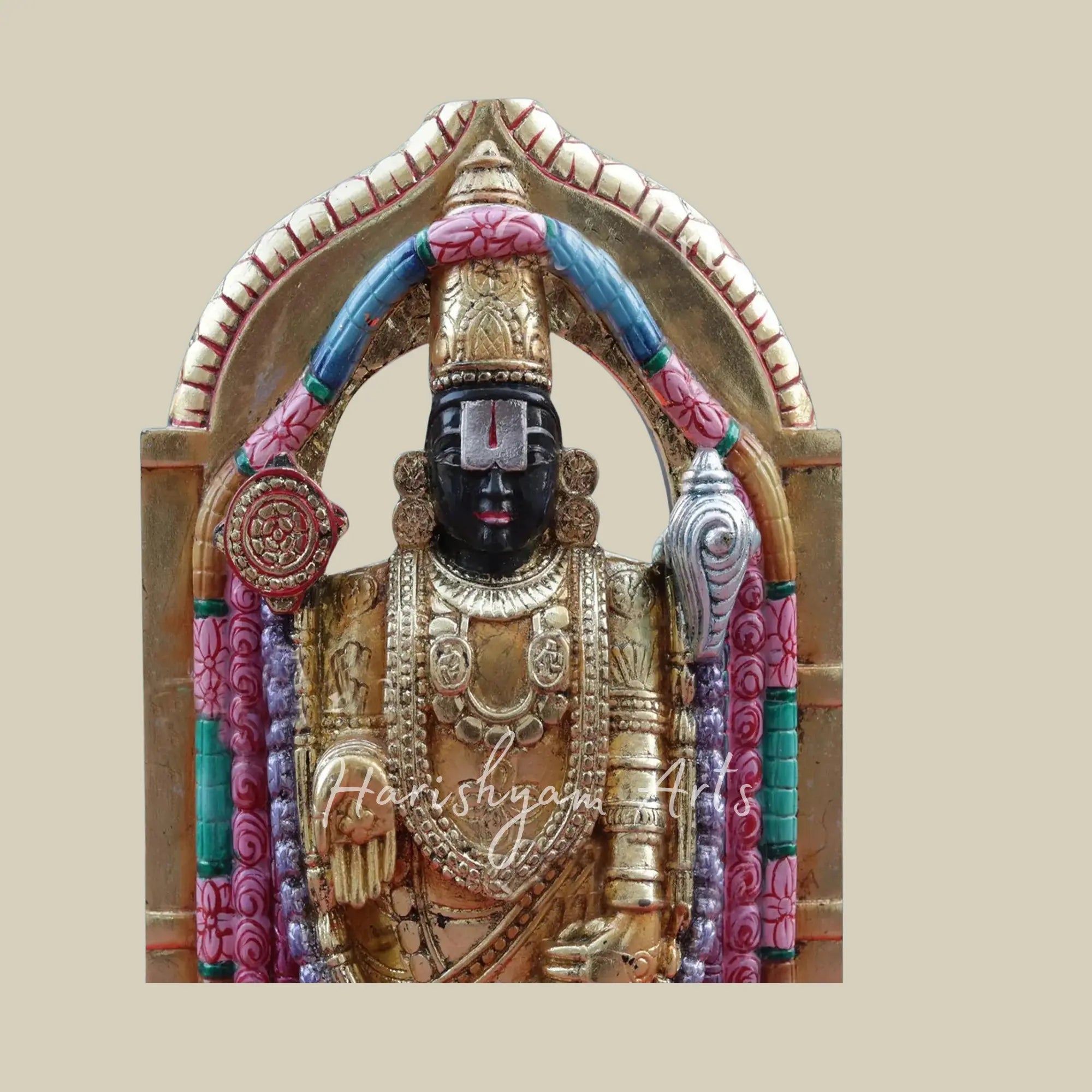 15 inches Venkateswara Swamy Marble Statue 1