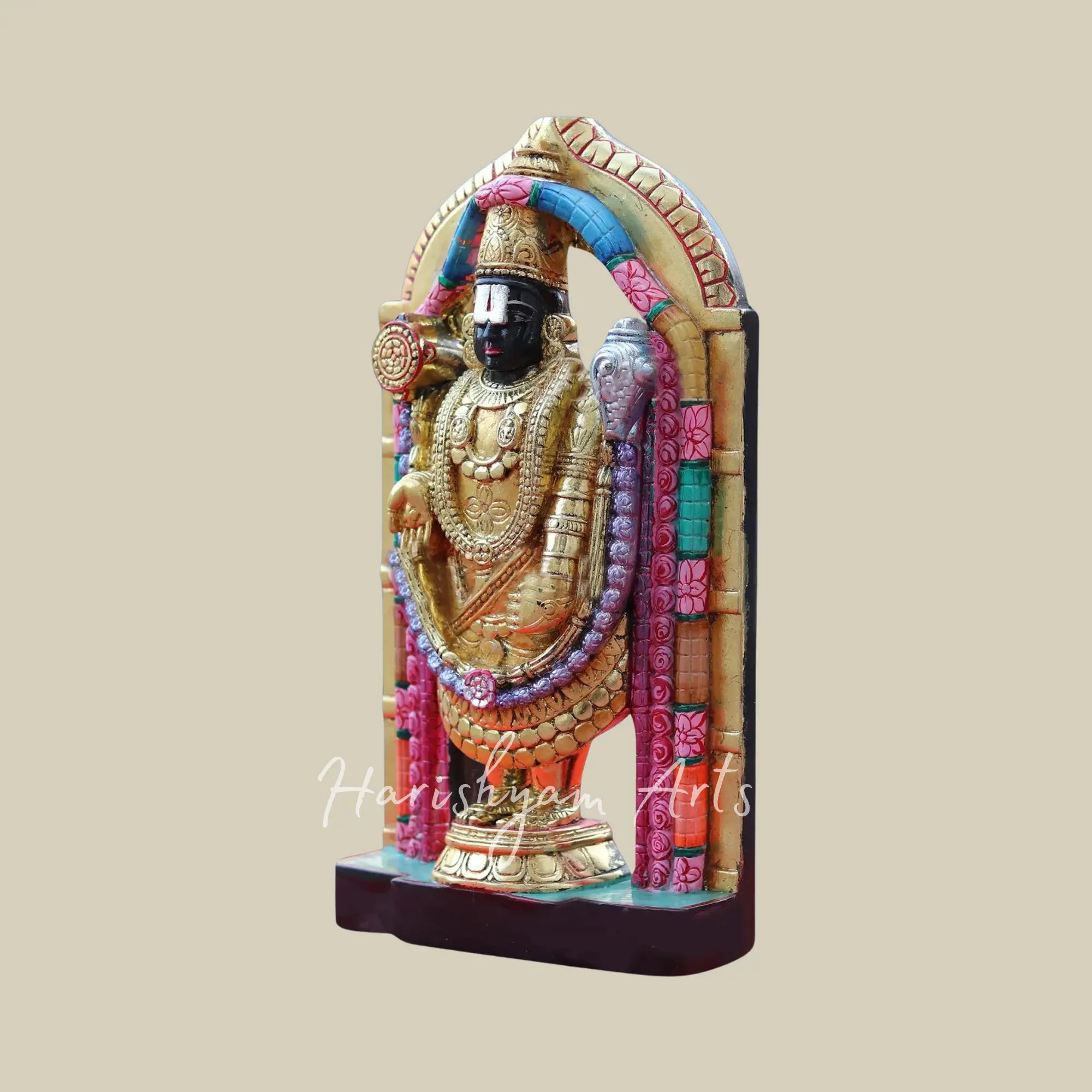 15 inches Venkateswara Swamy Marble Statue 2