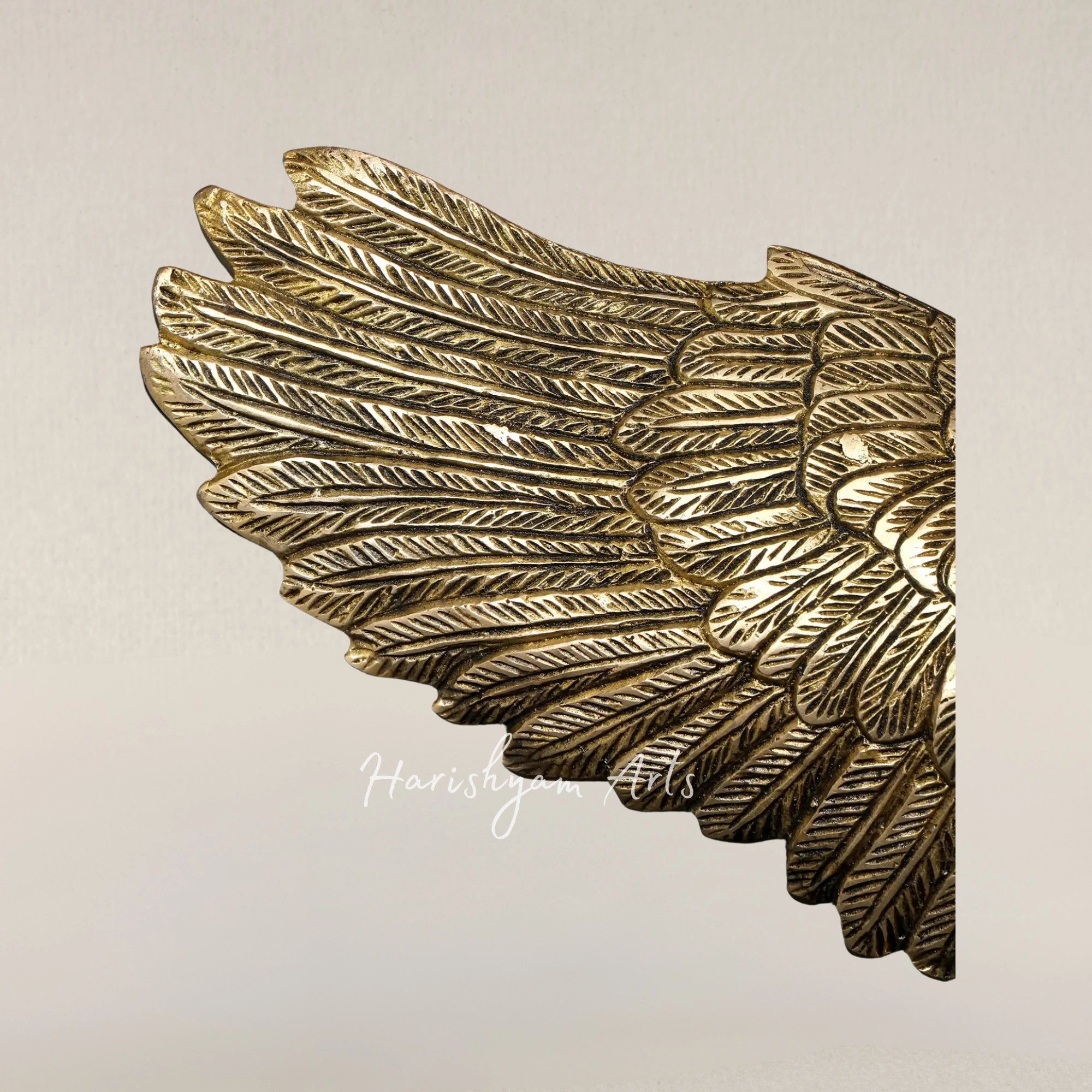 16" Majestic Brass Eagle with Outstretched Wings Home Display Statue