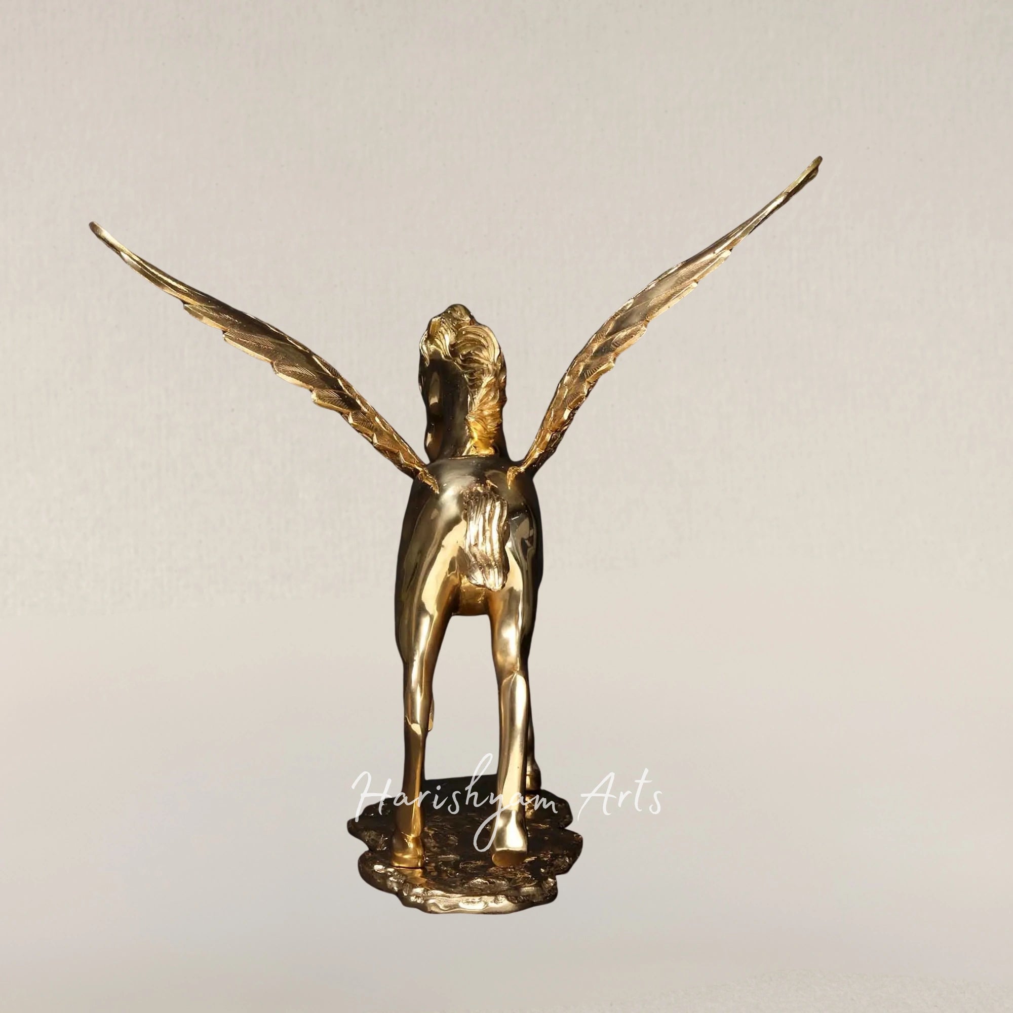 17" Premium Winged Pegasus Brass Figurines Inspired by Divine Mythology